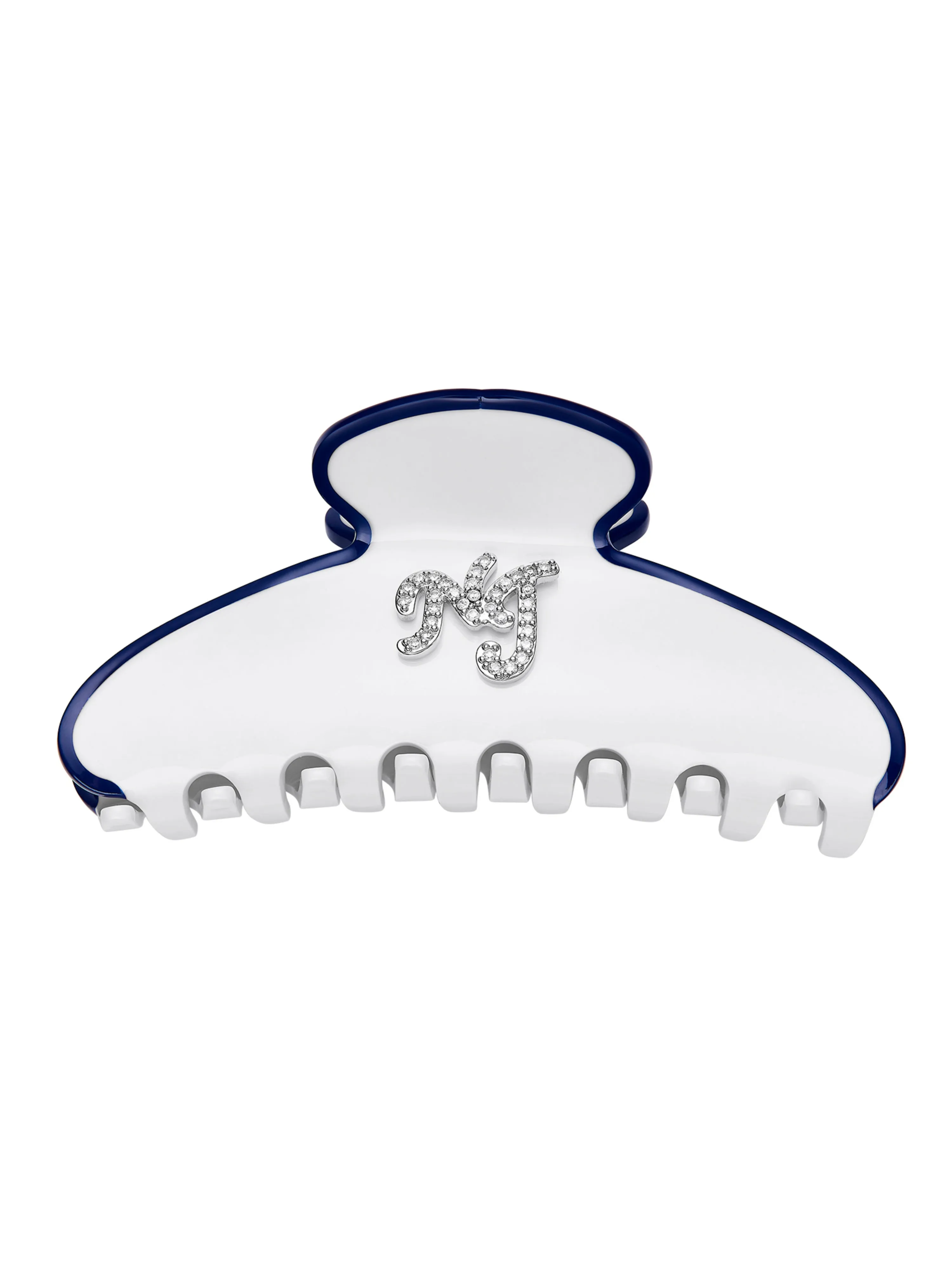Isabela Crystal White Hair Clip sold by Nana Jacqueline