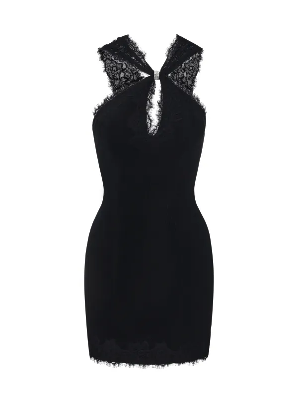 Nina Cutout Black Dress made by Nana Jacqueline