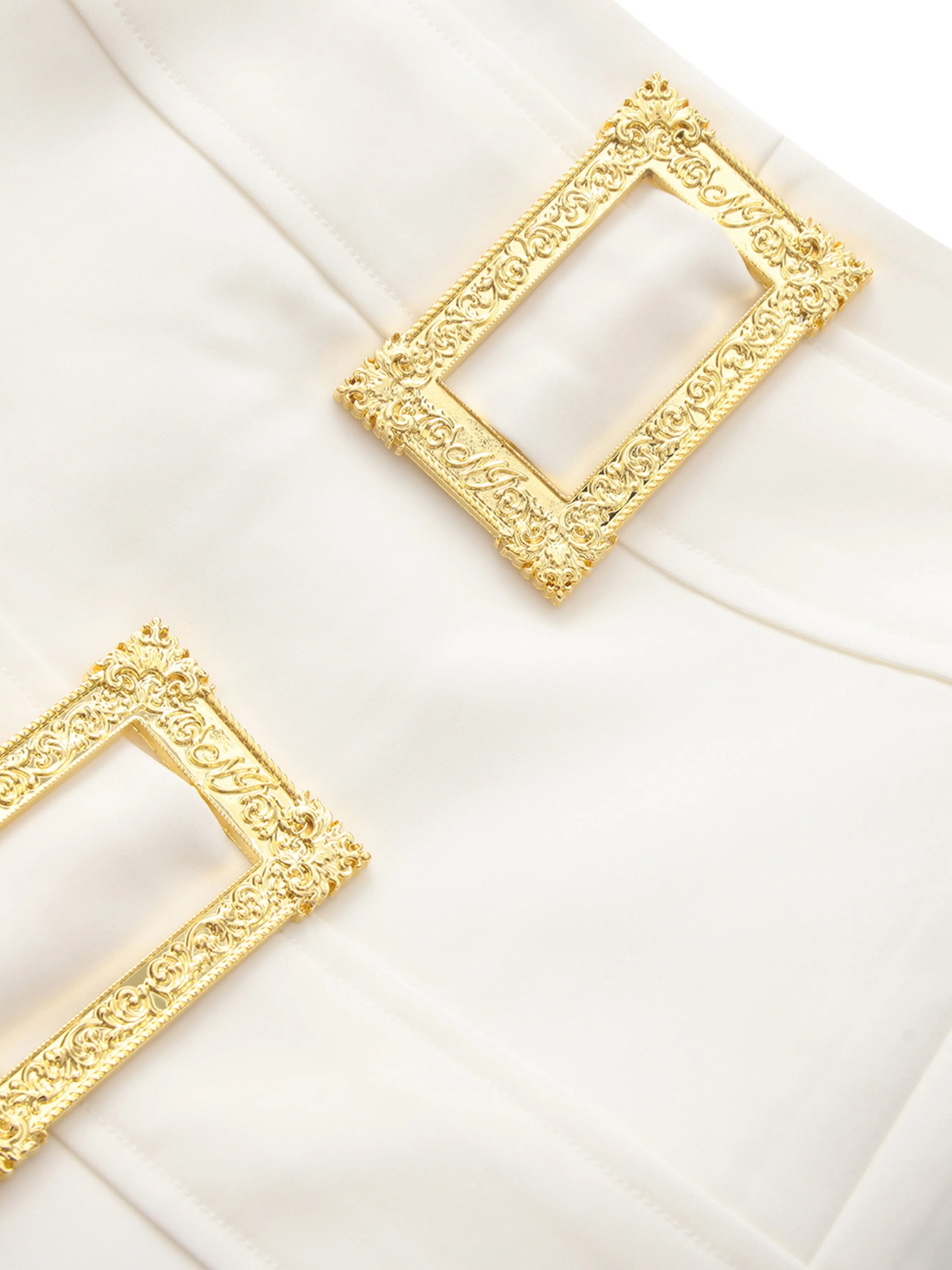 Lou Belted White Skort sold by Nana Jacqueline product image thumbnail 3