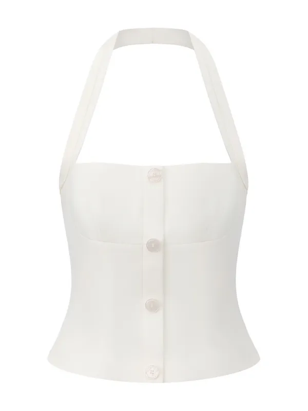 Lou Halter White Top made by Nana Jacqueline