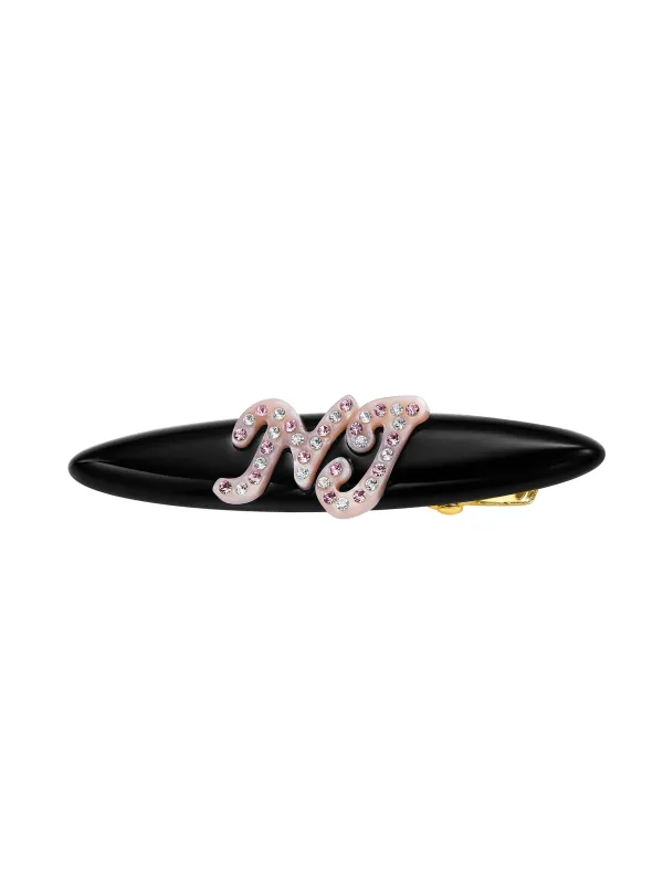 Starlette Logo Black Hair Clip made by Nana Jacqueline
