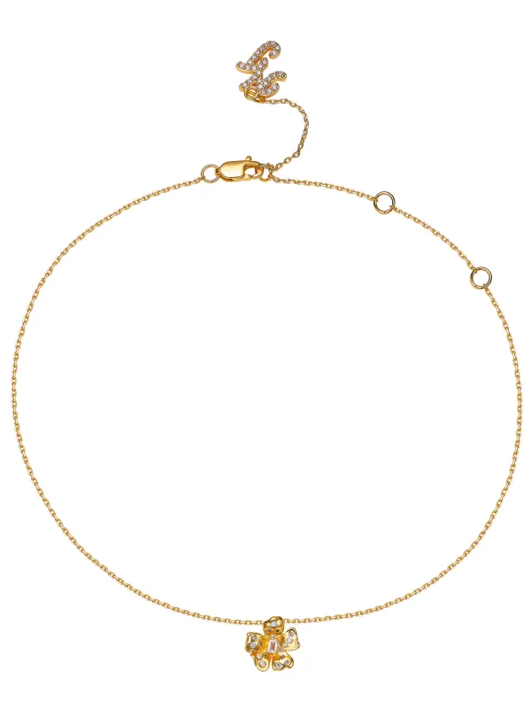 Lumi Floral Gold Necklace made by Nana Jacqueline