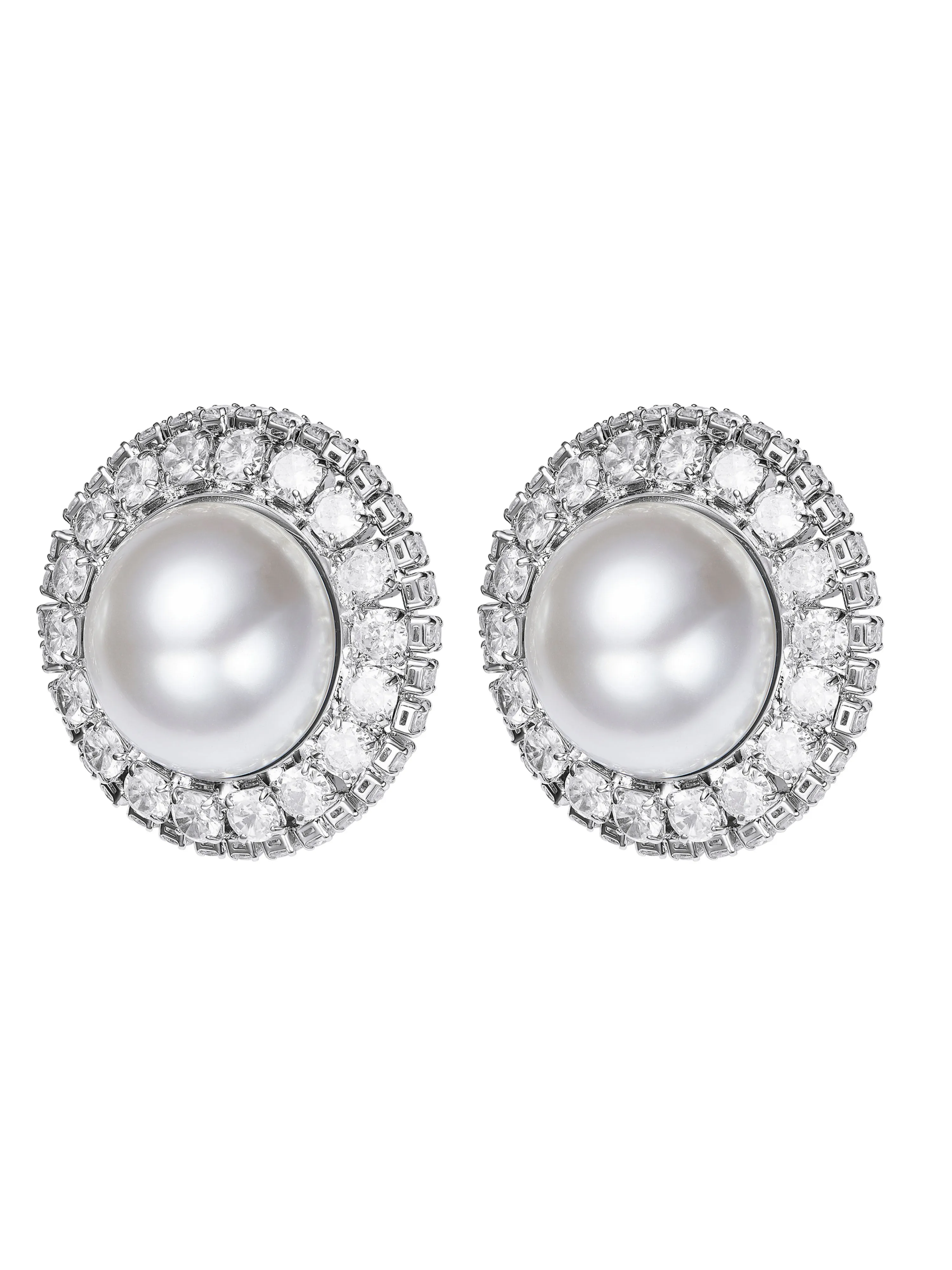 Celestia Pearl White Earrings sold by Nana Jacqueline product image thumbnail 3