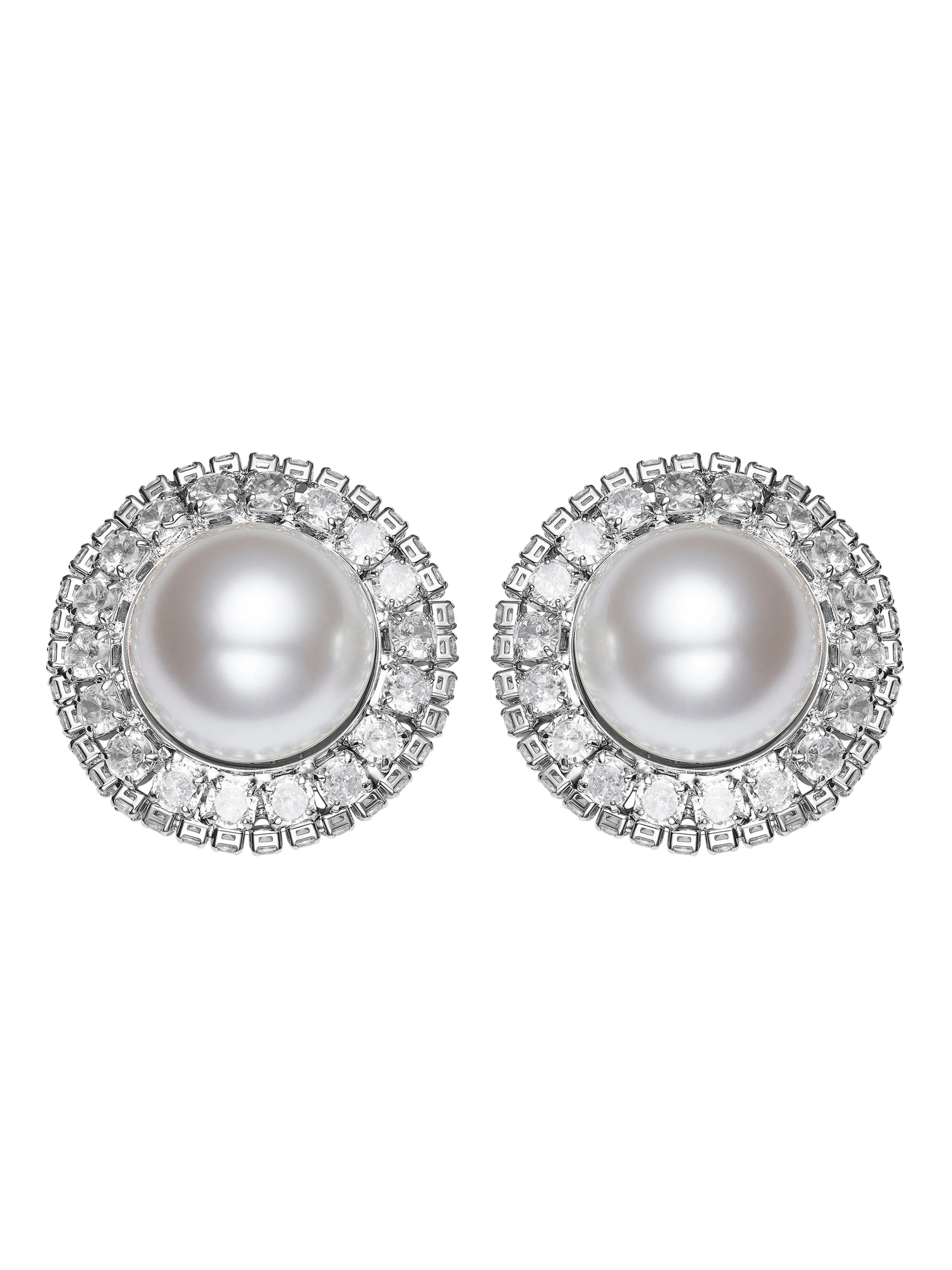 Celestia Pearl White Earrings sold by Nana Jacqueline