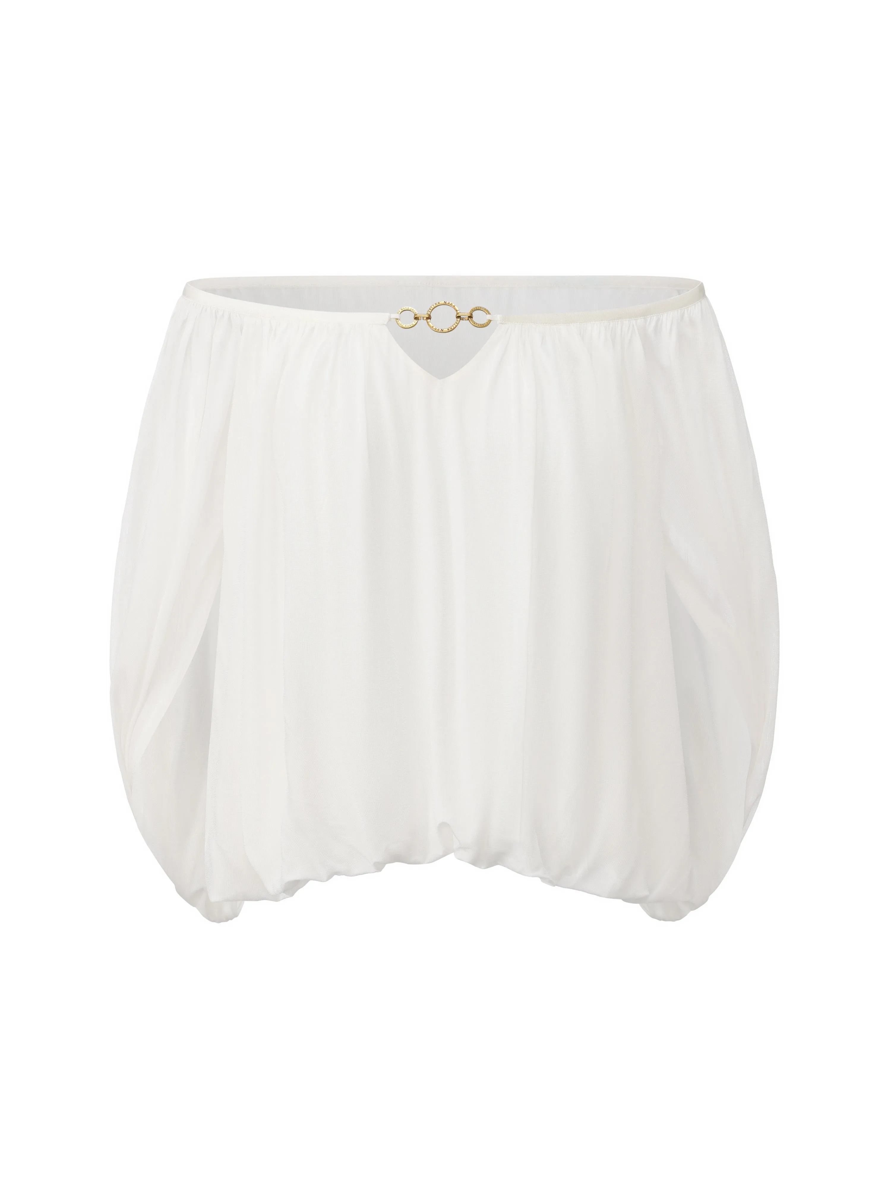 Leona Ring-Cutout White Top sold by Nana Jacqueline product image thumbnail 2