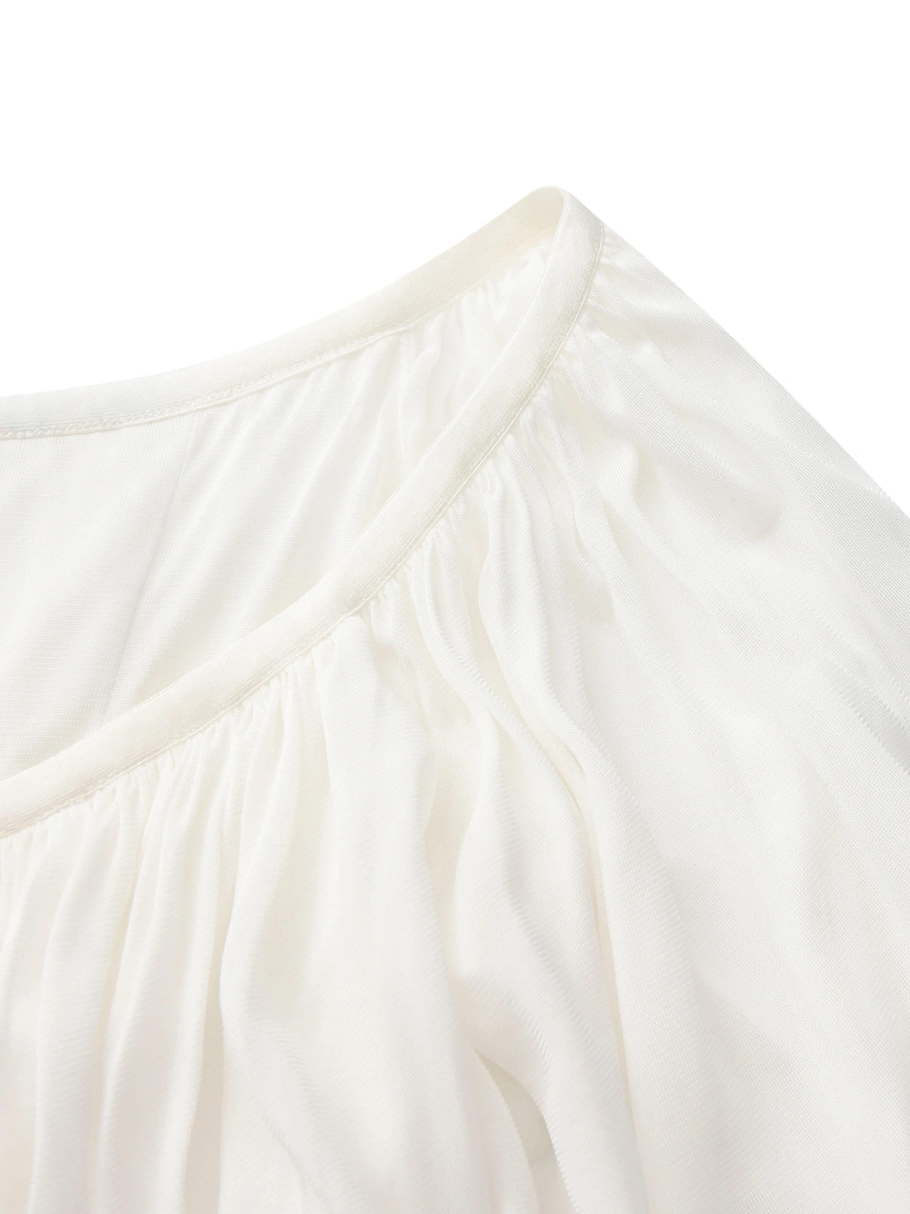 Leona Ring-Cutout White Top sold by Nana Jacqueline product image thumbnail 3