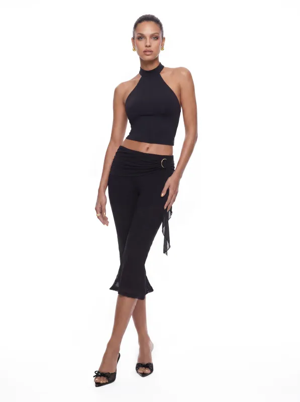 Alma Halter Black Top made by Nana Jacqueline
