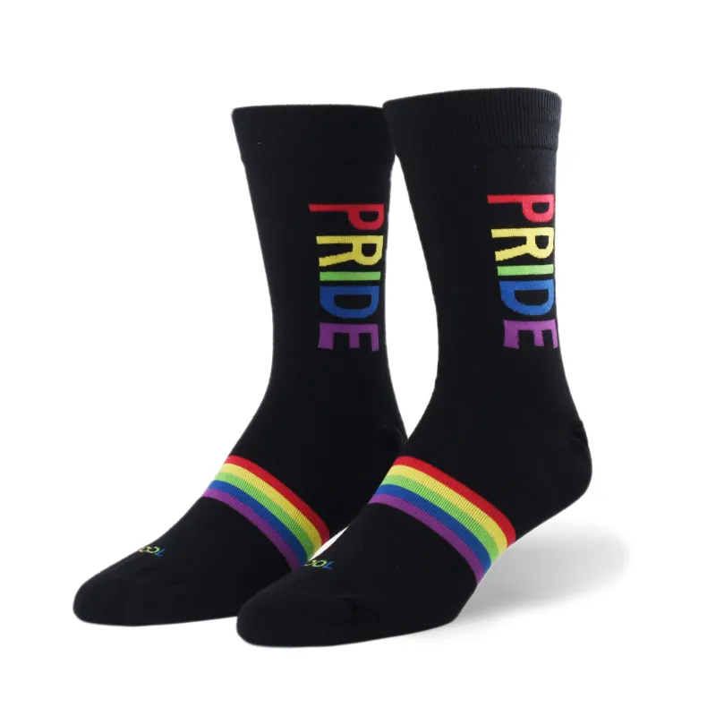 Pride Men's Crew Socks sold by Odd Sox