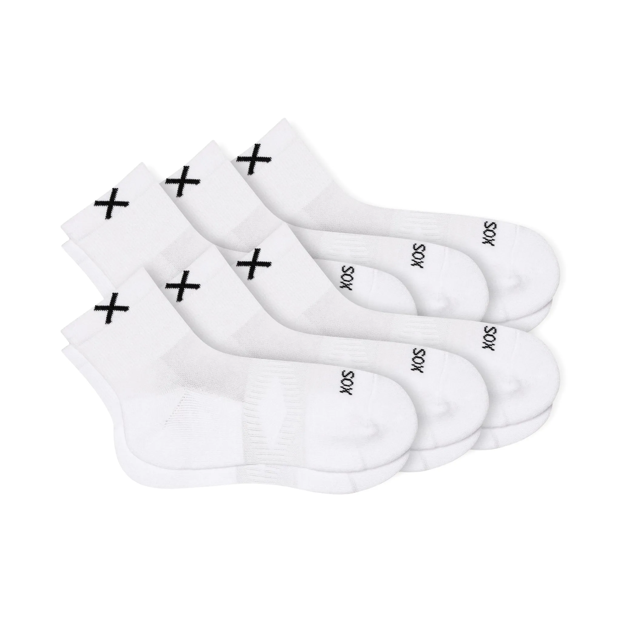 BASIX Quarter Socks – 6-Pack sold by Odd Sox product image thumbnail 2