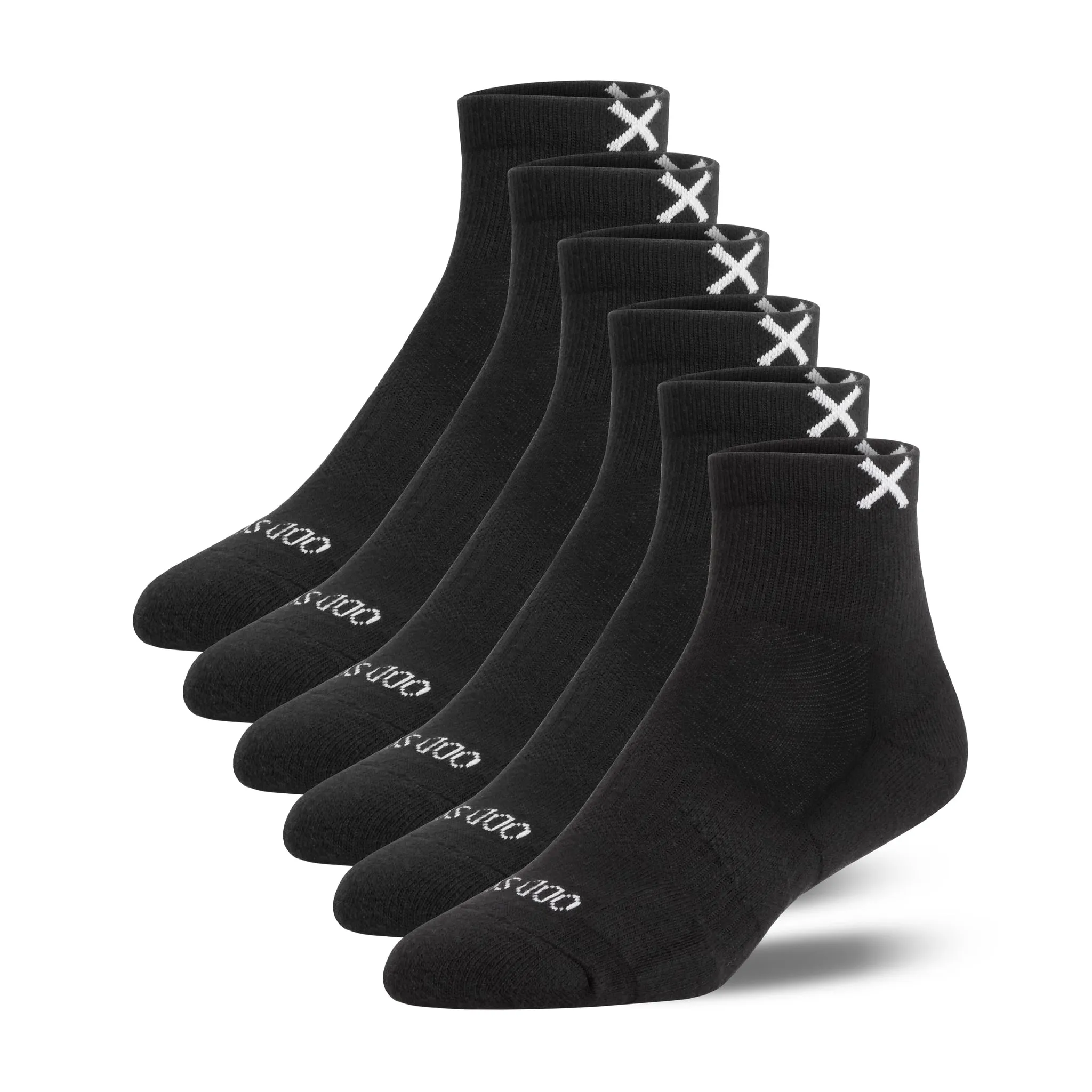 BASIX Quarter Socks – 6-Pack sold by Odd Sox product image thumbnail 3