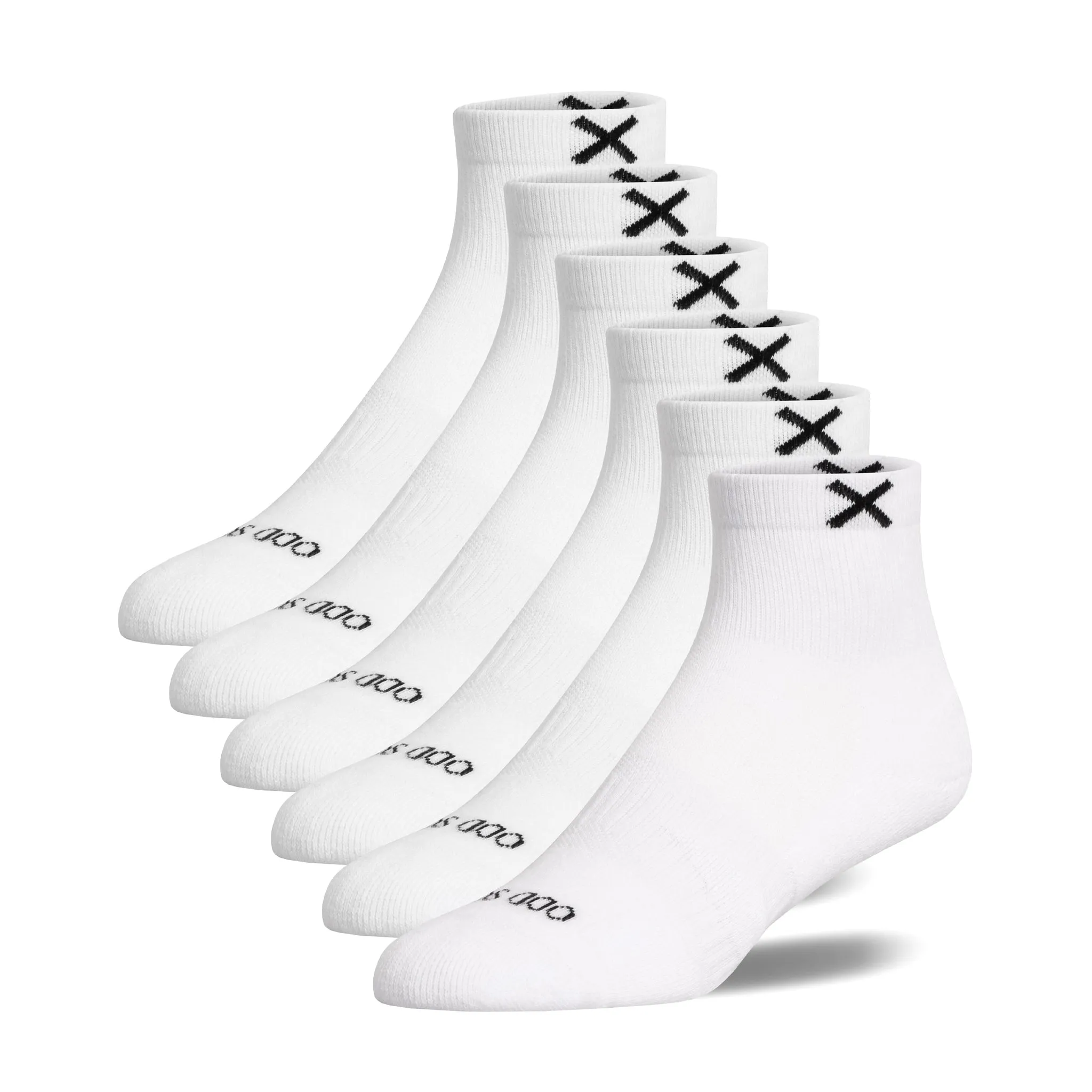 BASIX Quarter Socks – 6-Pack sold by Odd Sox
