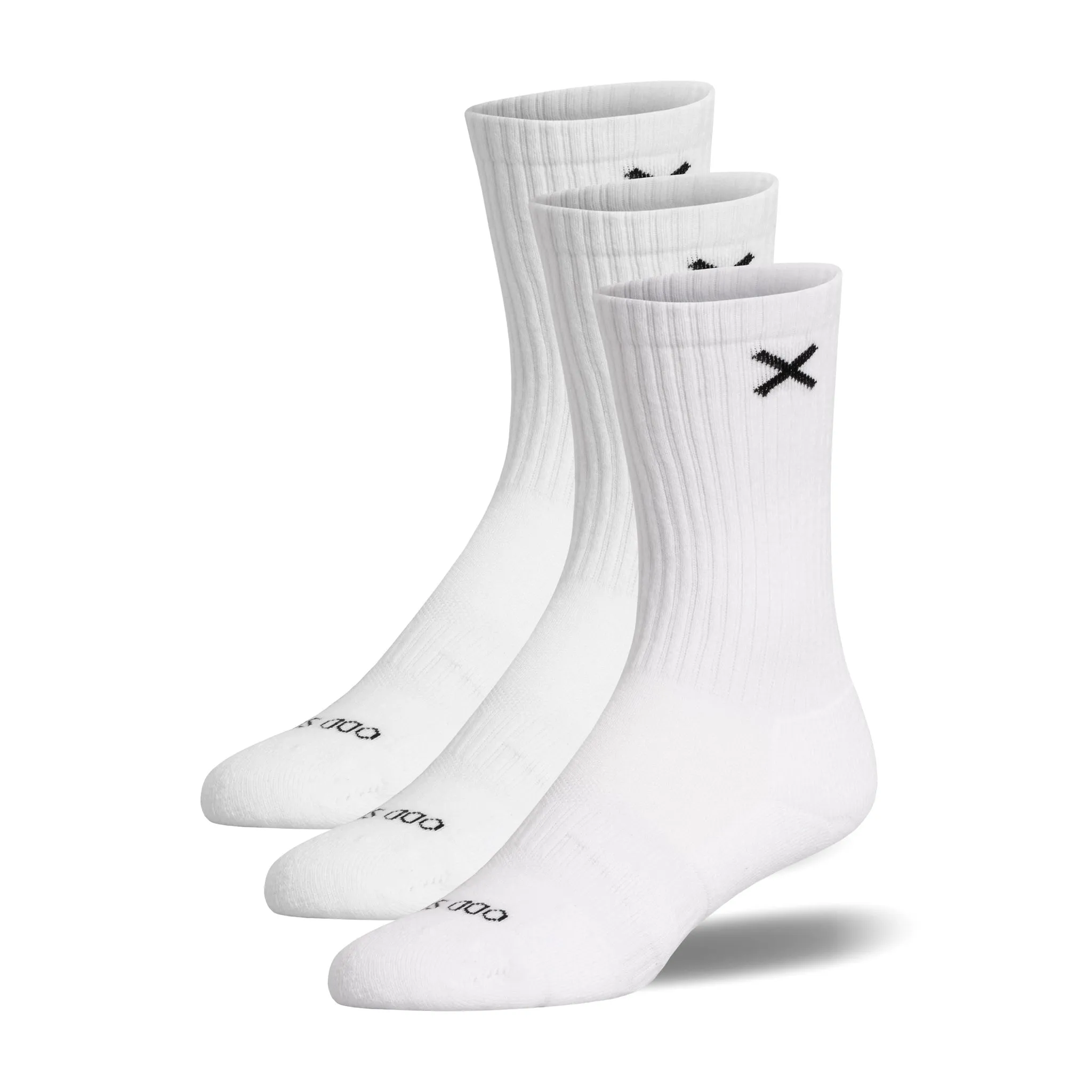 Basix Crew Socks – 3-Pack sold by Odd Sox