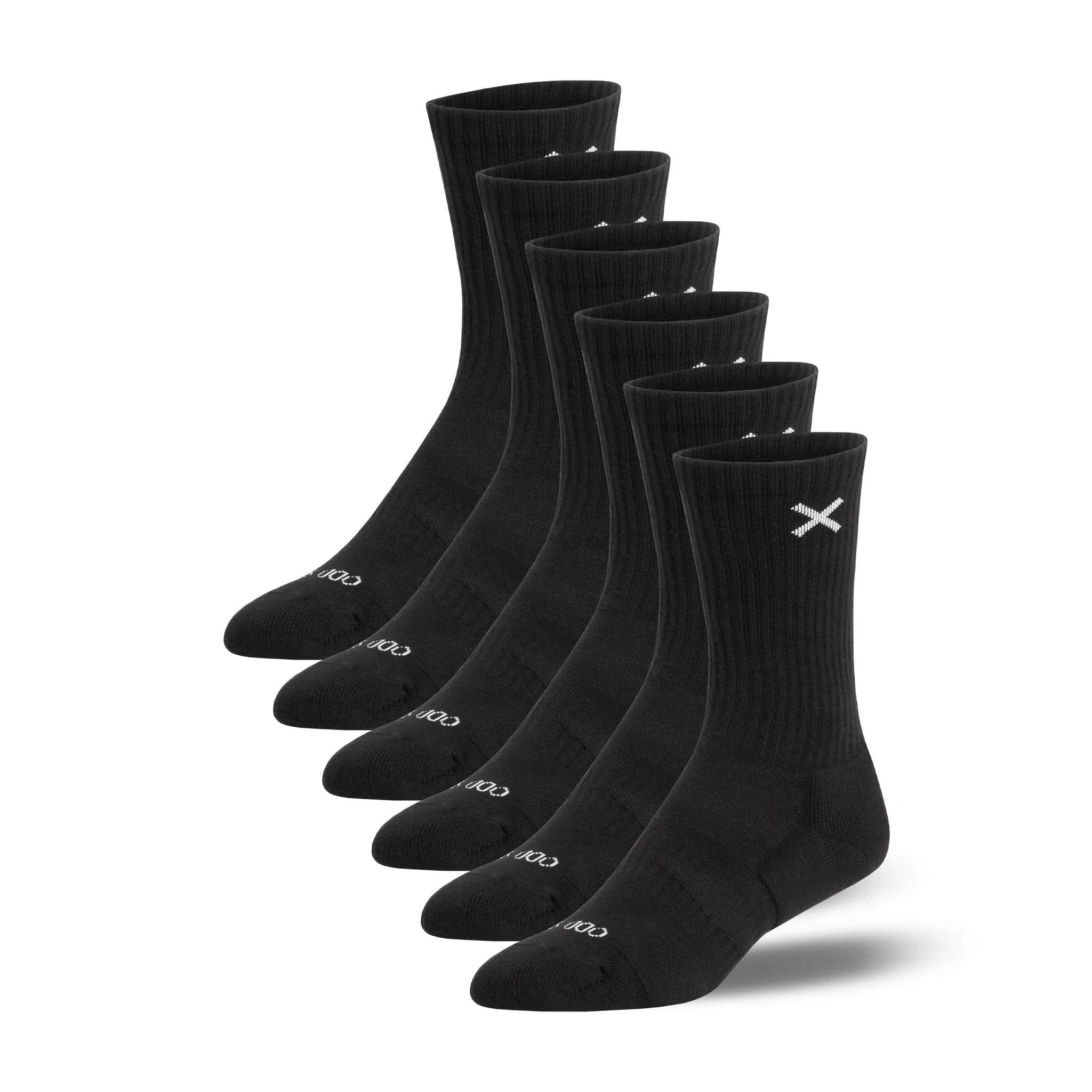 Basix Crew Socks – 6-Pack sold by Odd Sox product image thumbnail 3