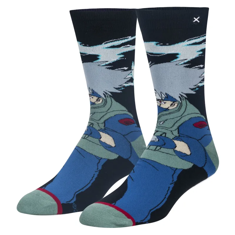 Kakashi Men's Crew Socks sold by Odd Sox