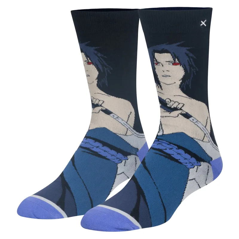 Sasuke Men's Crew Socks sold by Odd Sox