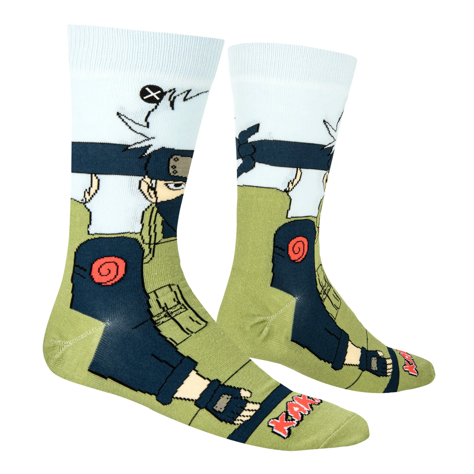 Kakashi 360 Men's Crew Socks sold by Odd Sox product image thumbnail 3