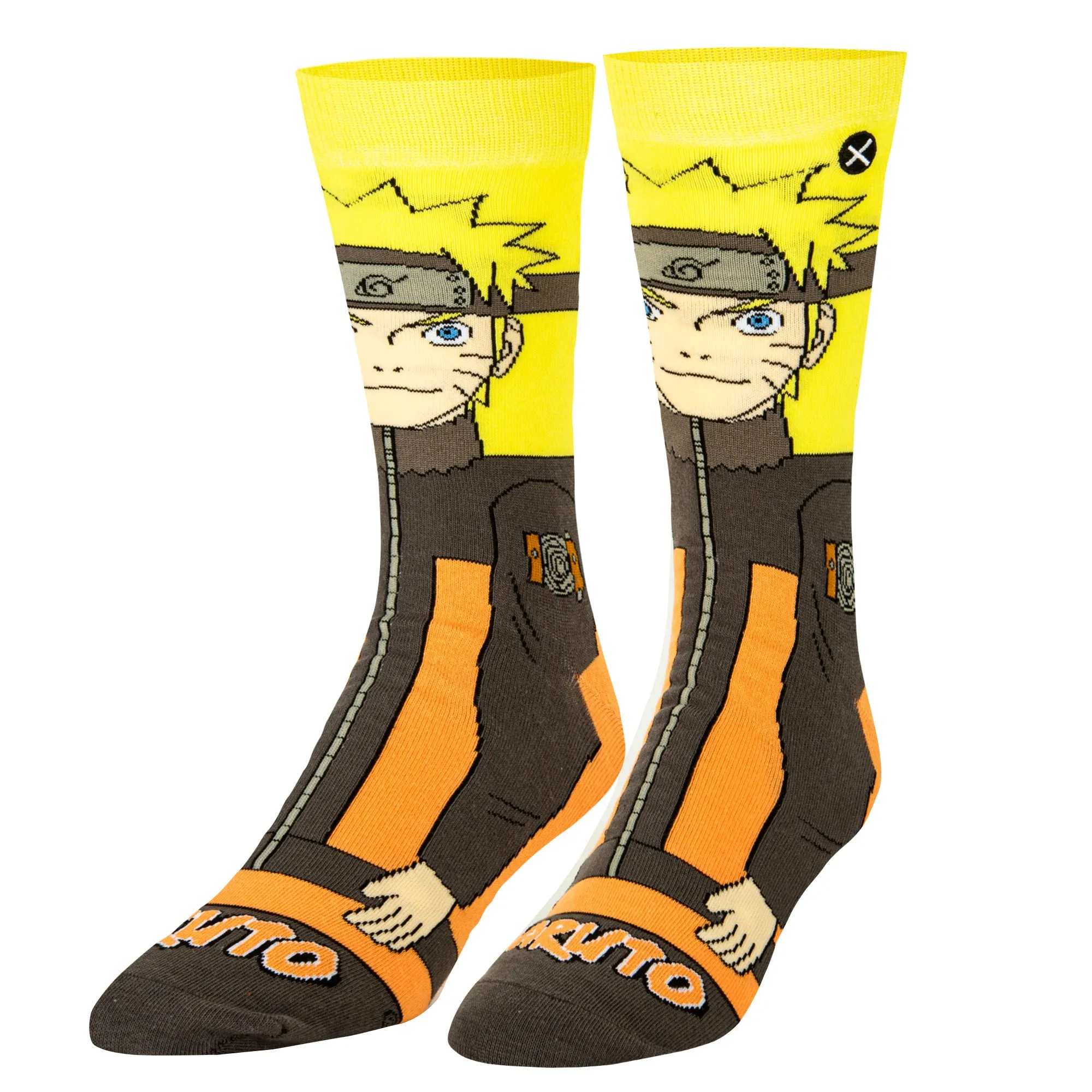 Naruto 360 Men's Crew Socks sold by Odd Sox
