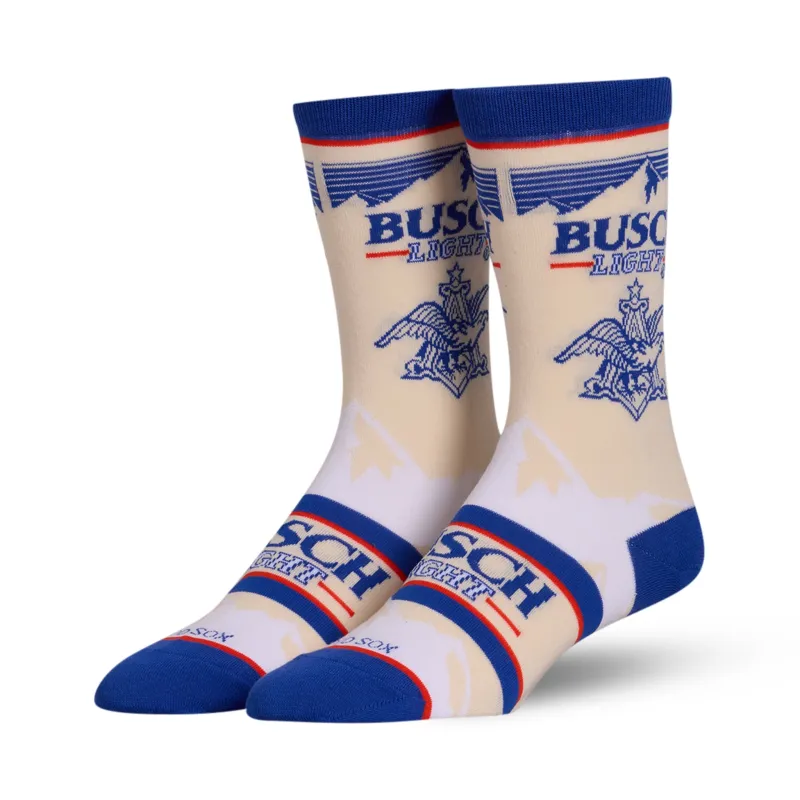 Busch Light Retro Crew Socks sold by Odd Sox