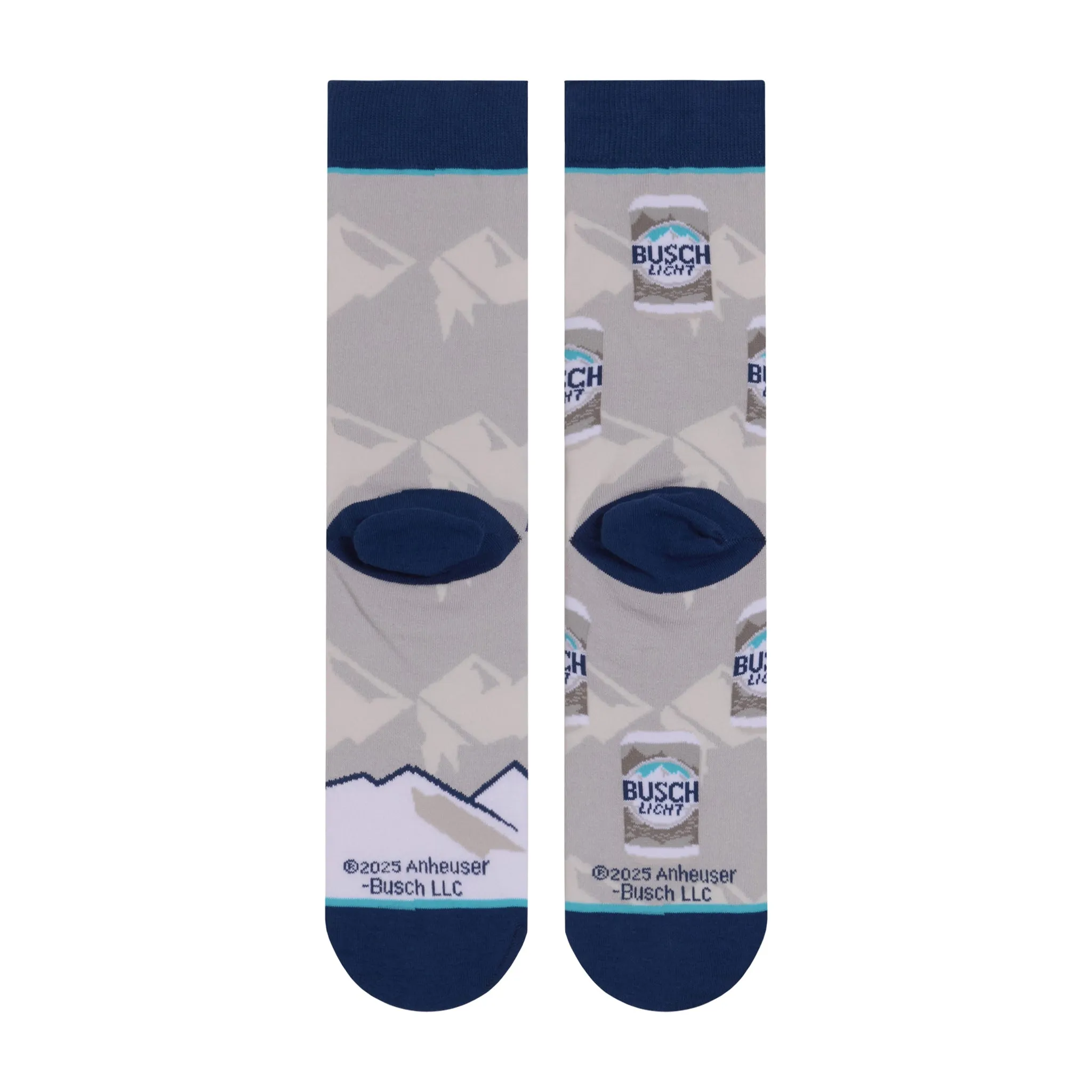 Busch Light Split Men's Crew Socks sold by Odd Sox product image thumbnail 3