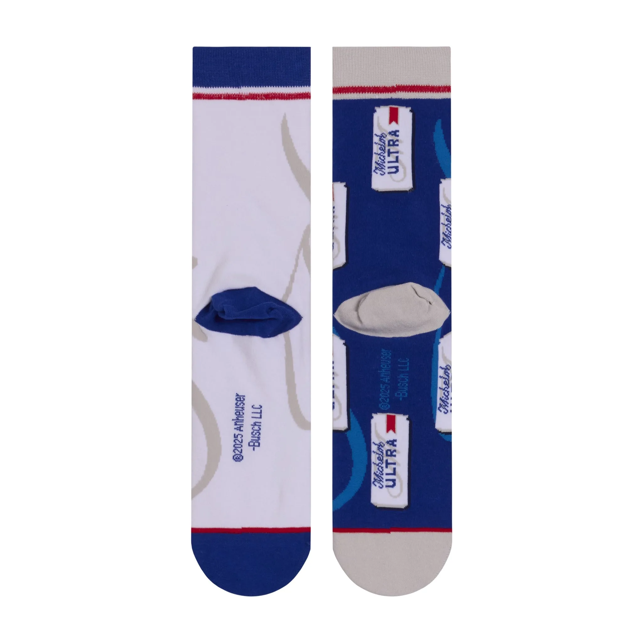 Michelob Ultra Split Men's Crew Socks sold by Odd Sox product image thumbnail 3
