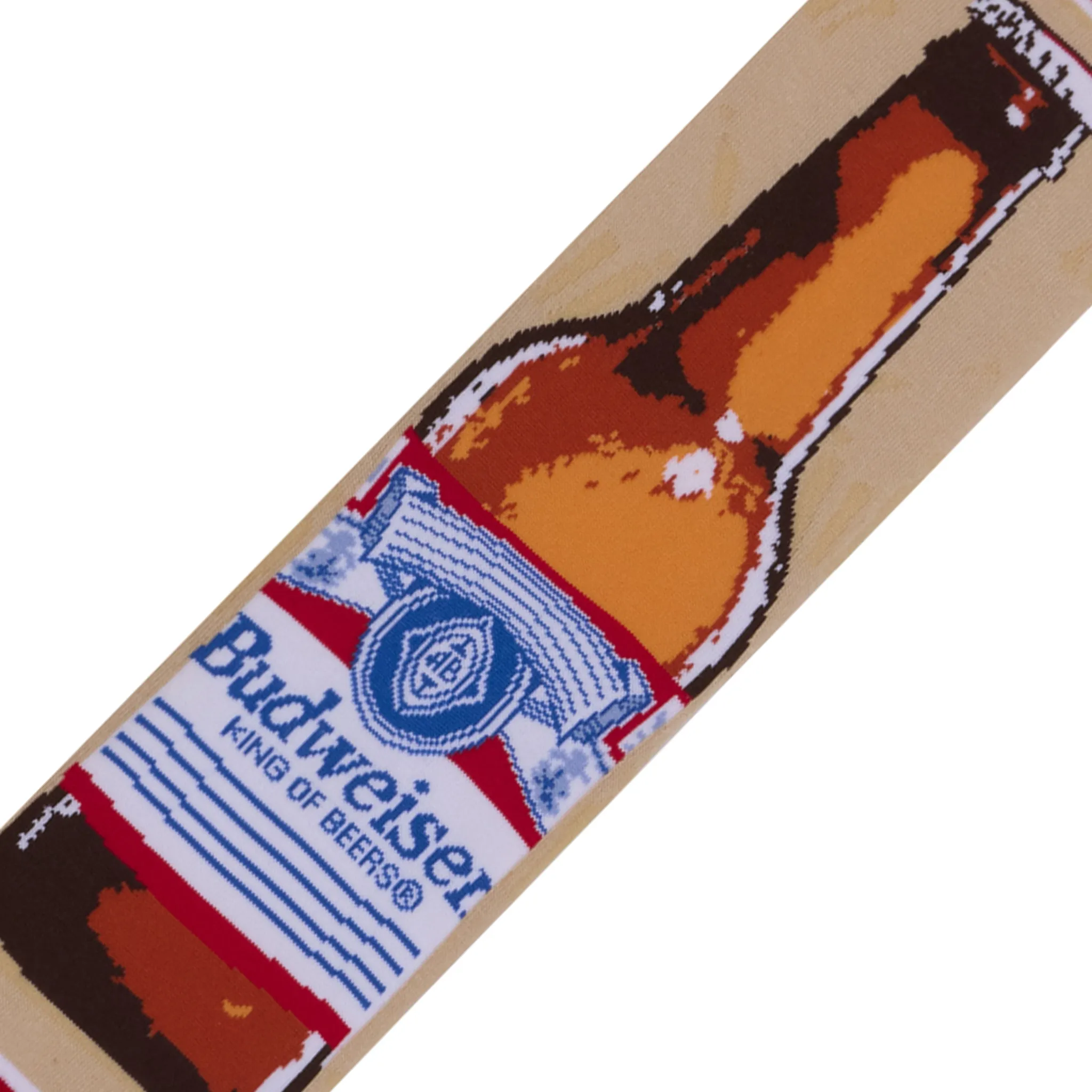 Budweiser Split Men's Crew Socks sold by Odd Sox product image thumbnail 4