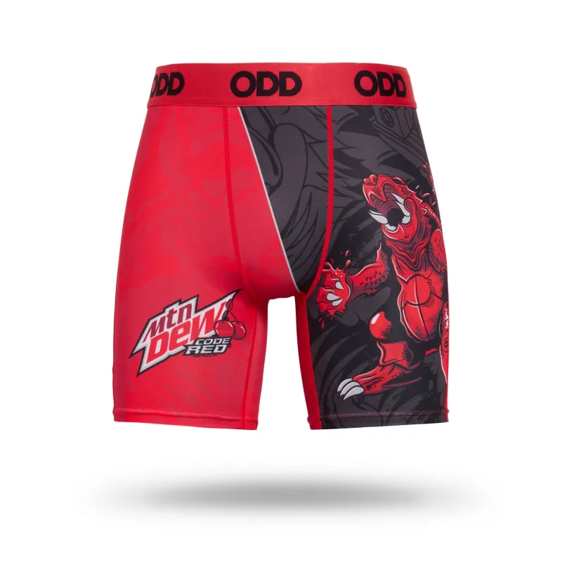 Mountain Dew Code Red Men's Boxer Briefs sold by Odd Sox