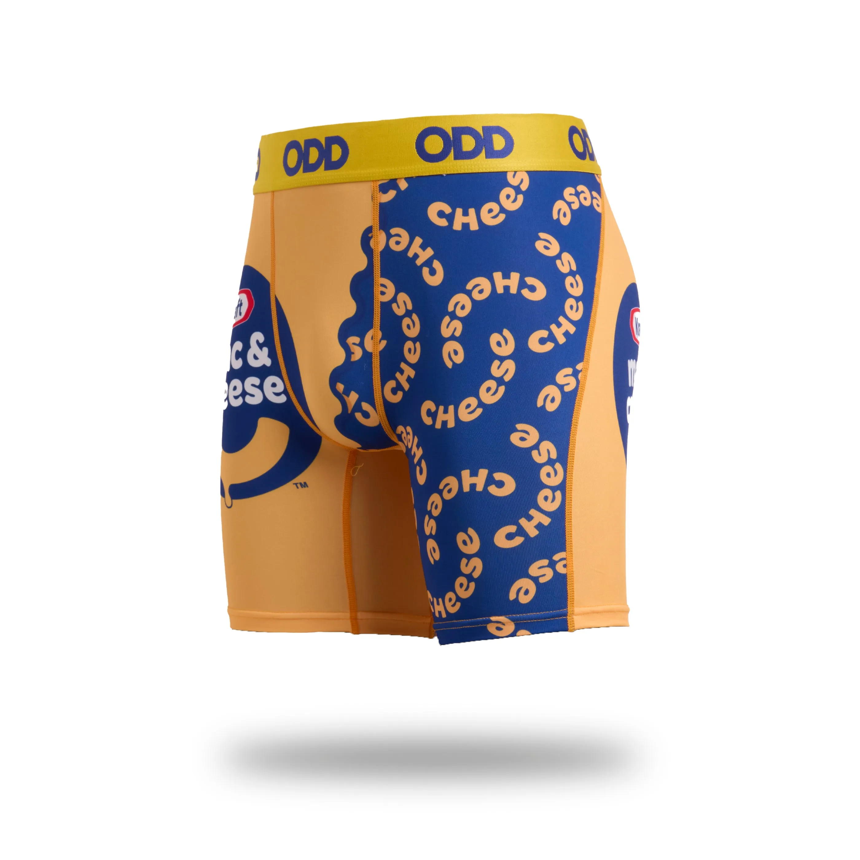 Kraft Mac & Cheese Drip Split Men's Boxer Briefs sold by Odd Sox product image thumbnail 2