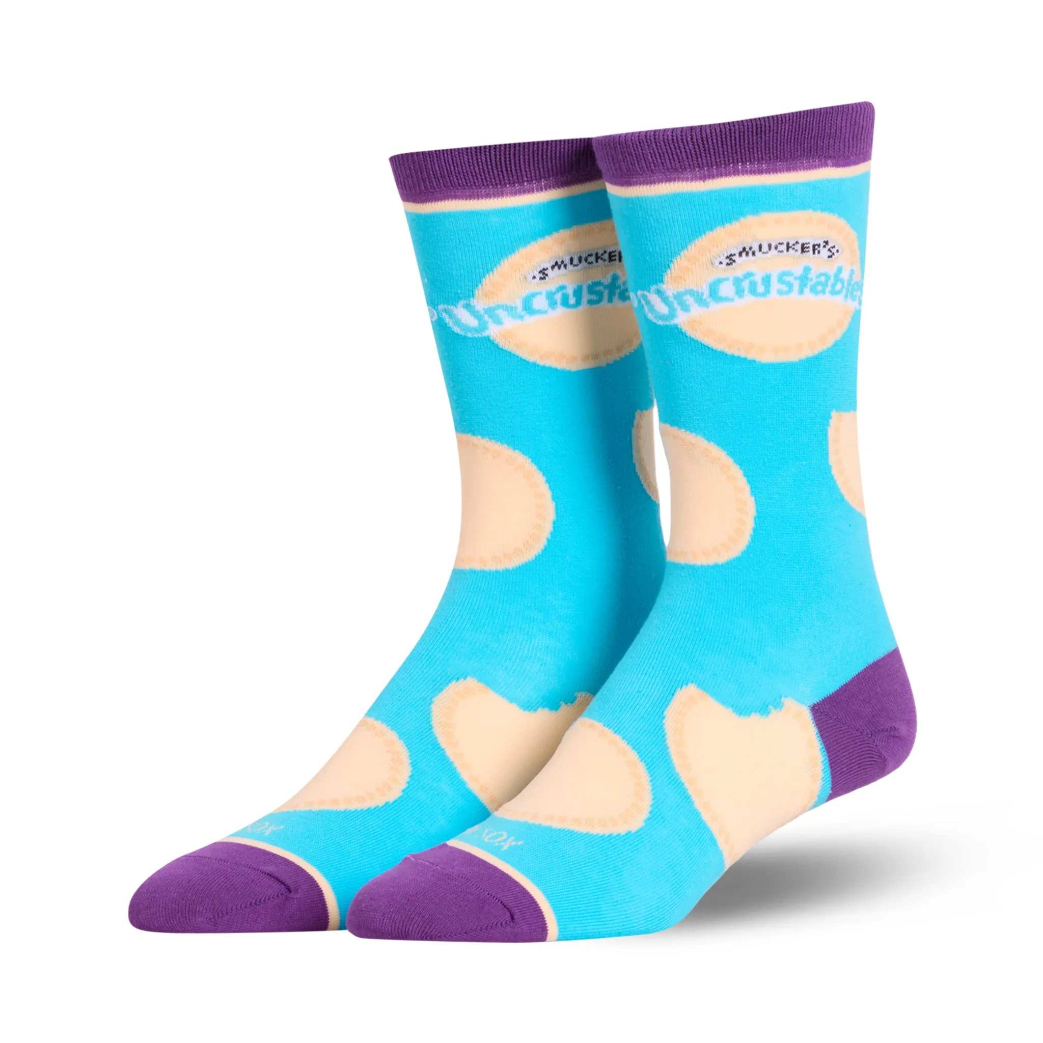 Uncrustables Crew Socks sold by Odd Sox