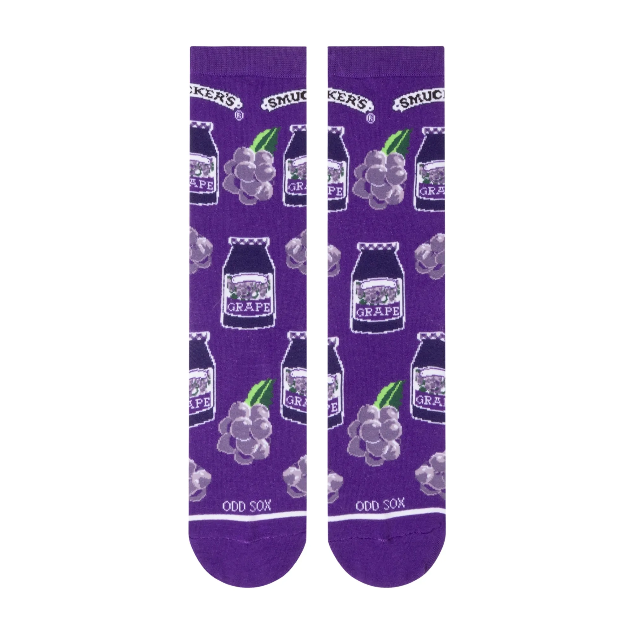 Smucker's Grape Jelly Crew Socks sold by Odd Sox product image thumbnail 2