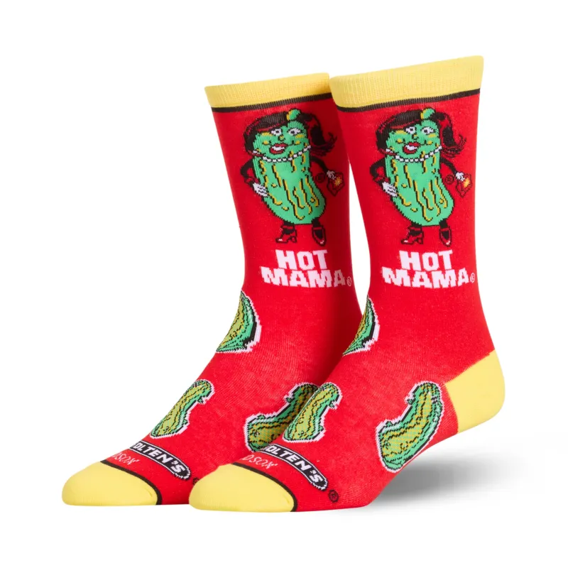 Hot Mama Women's Crew Socks sold by Odd Sox