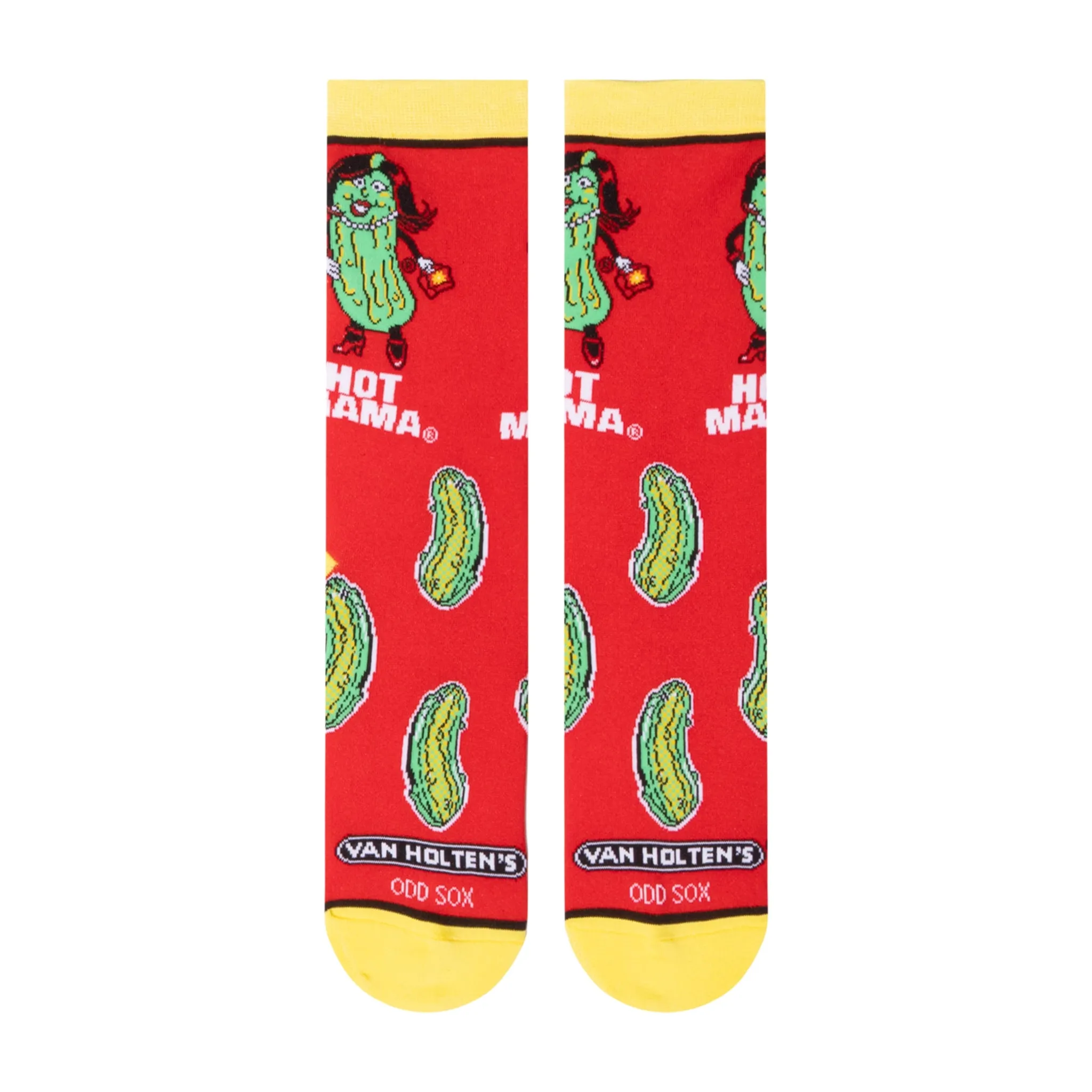 Hot Mama Women's Crew Socks sold by Odd Sox product image thumbnail 2