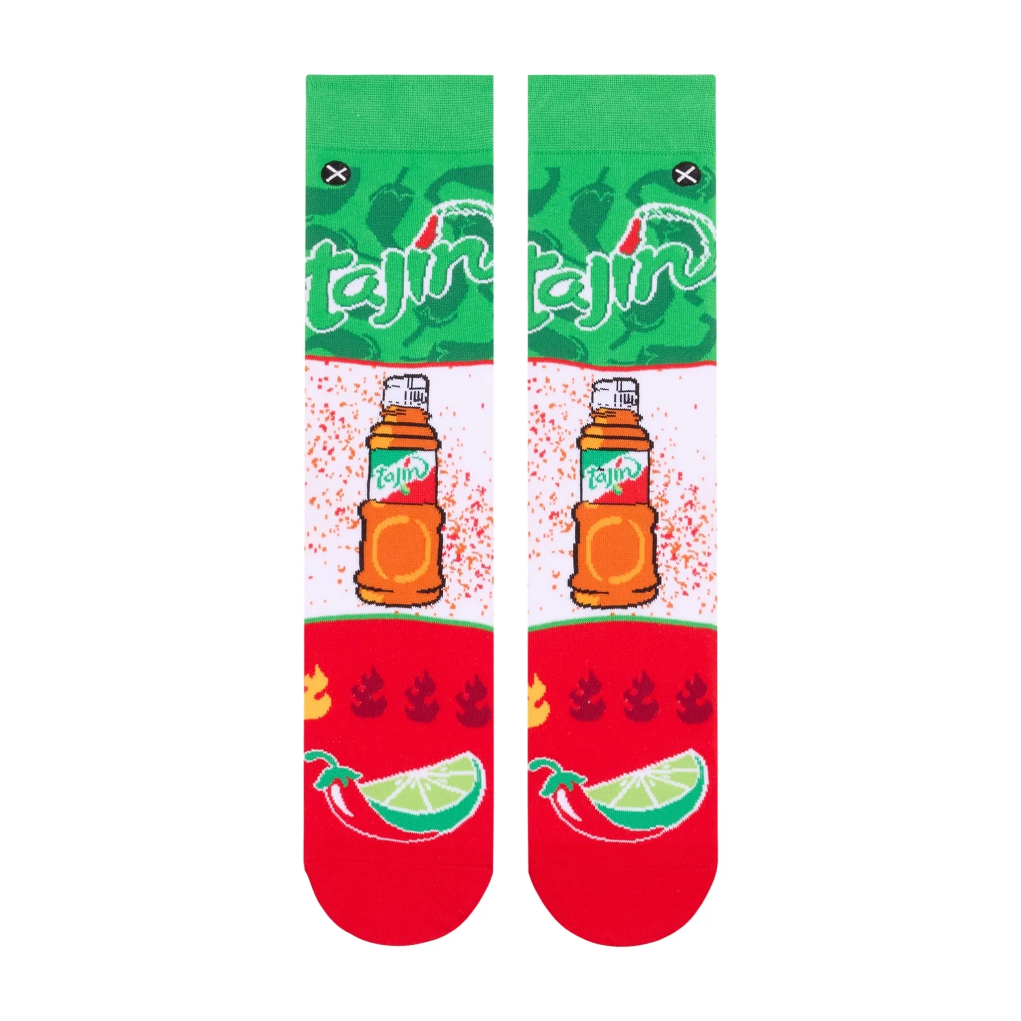 Tajin Mash Up Men's Crew Socks sold by Odd Sox product image thumbnail 2