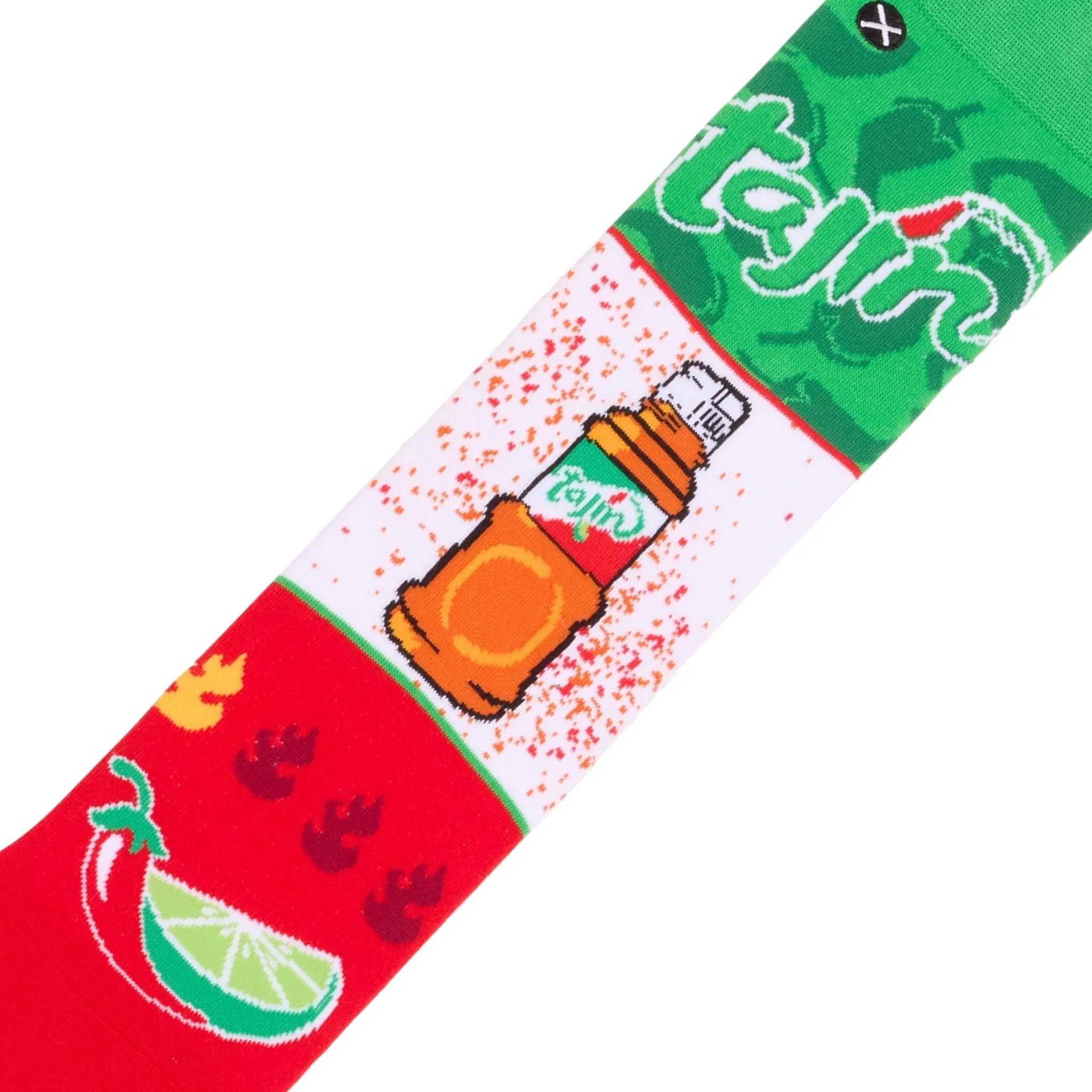 Tajin Mash Up Men's Crew Socks sold by Odd Sox product image thumbnail 4