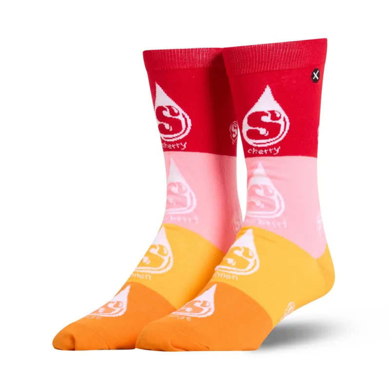 Starburst Chews Men's Crew Socks sold by Odd Sox