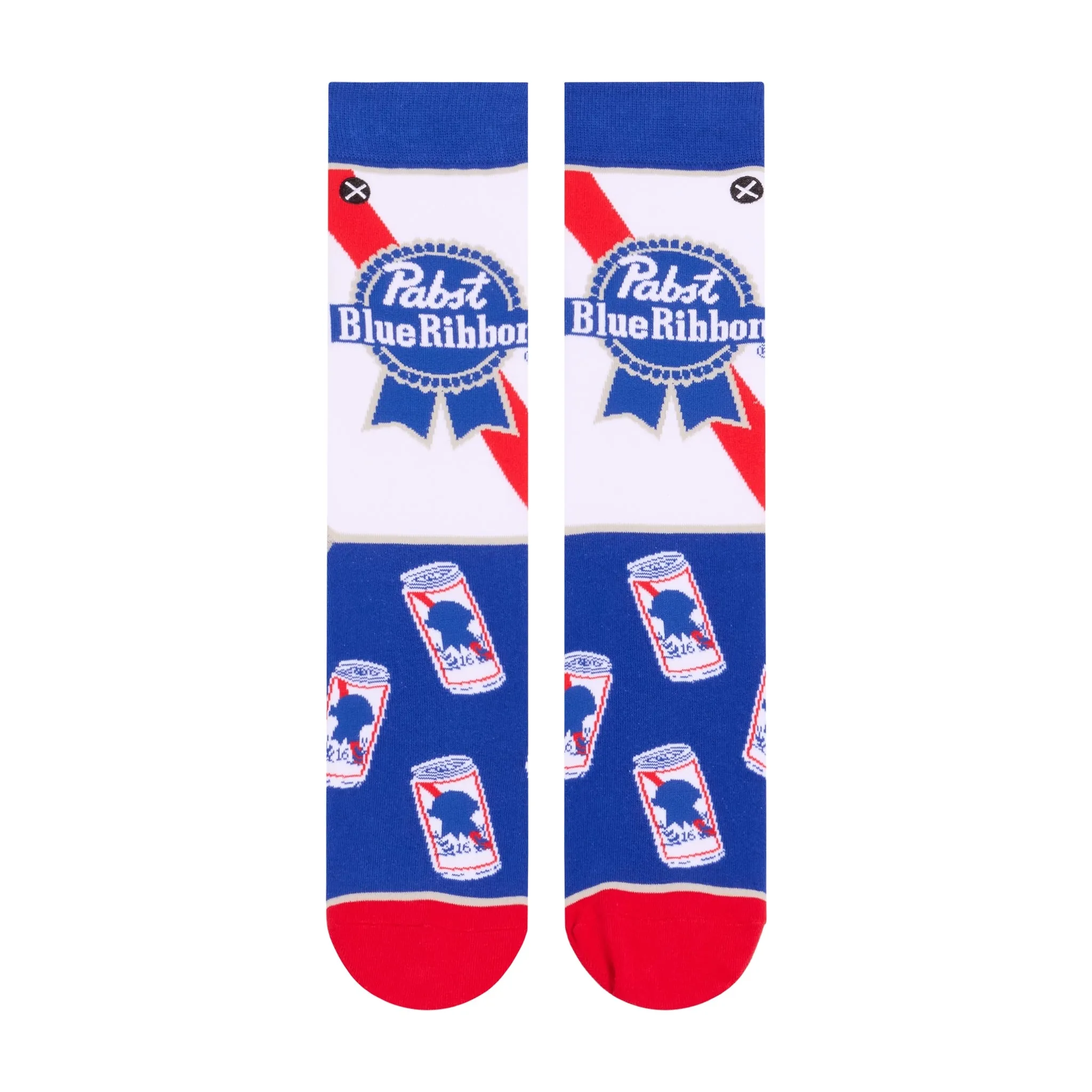 Pabst Blue Ribbon Men's Crew Socks sold by Odd Sox product image thumbnail 2