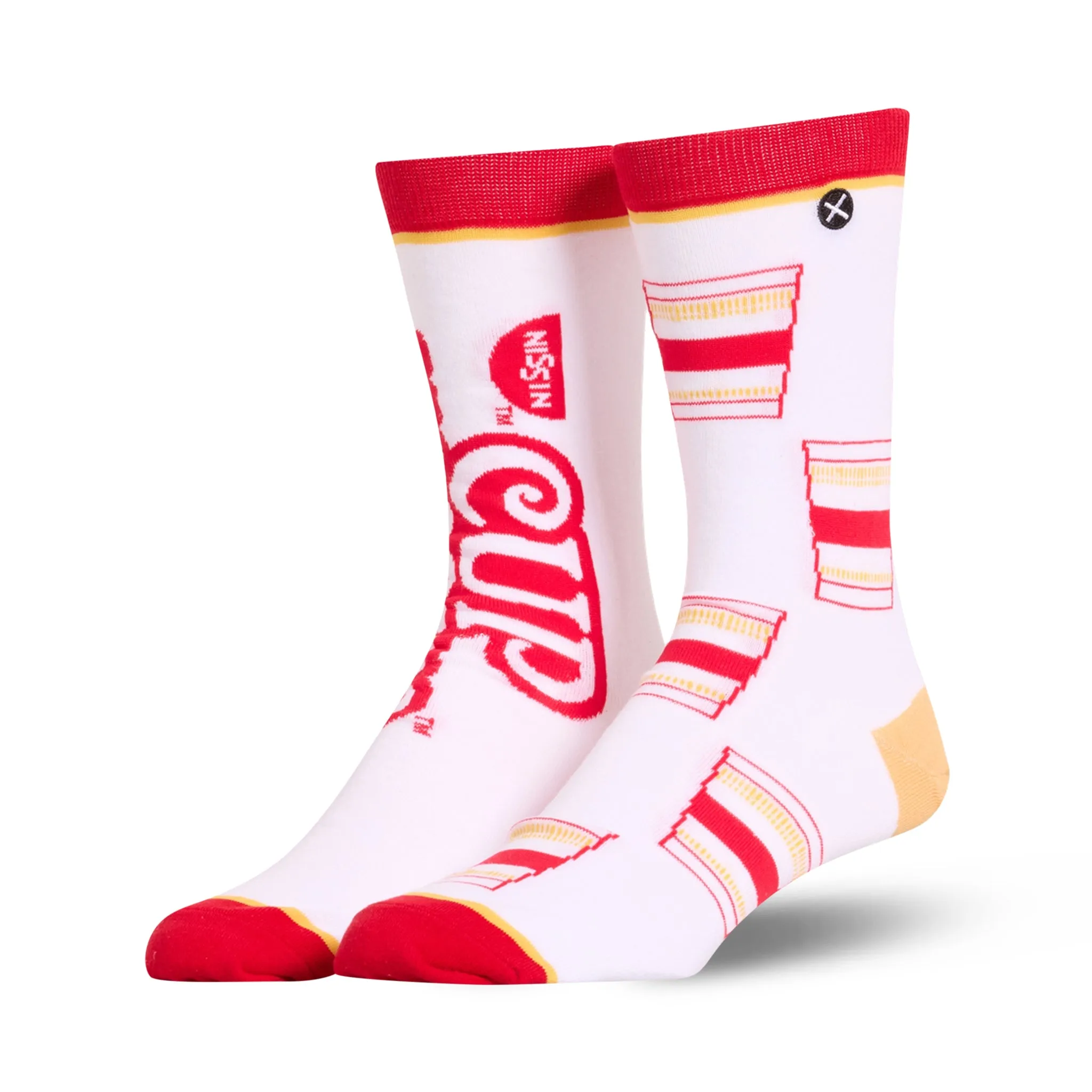 Cup Noodles Split Men's Crew Socks sold by Odd Sox