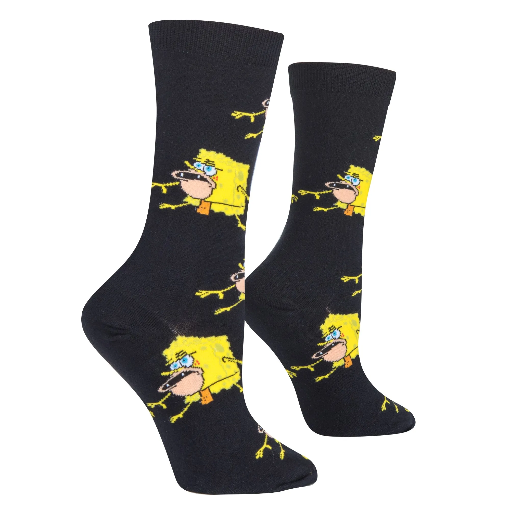 Pre-Historic Bob Women's Crew Socks sold by Odd Sox product image thumbnail 3