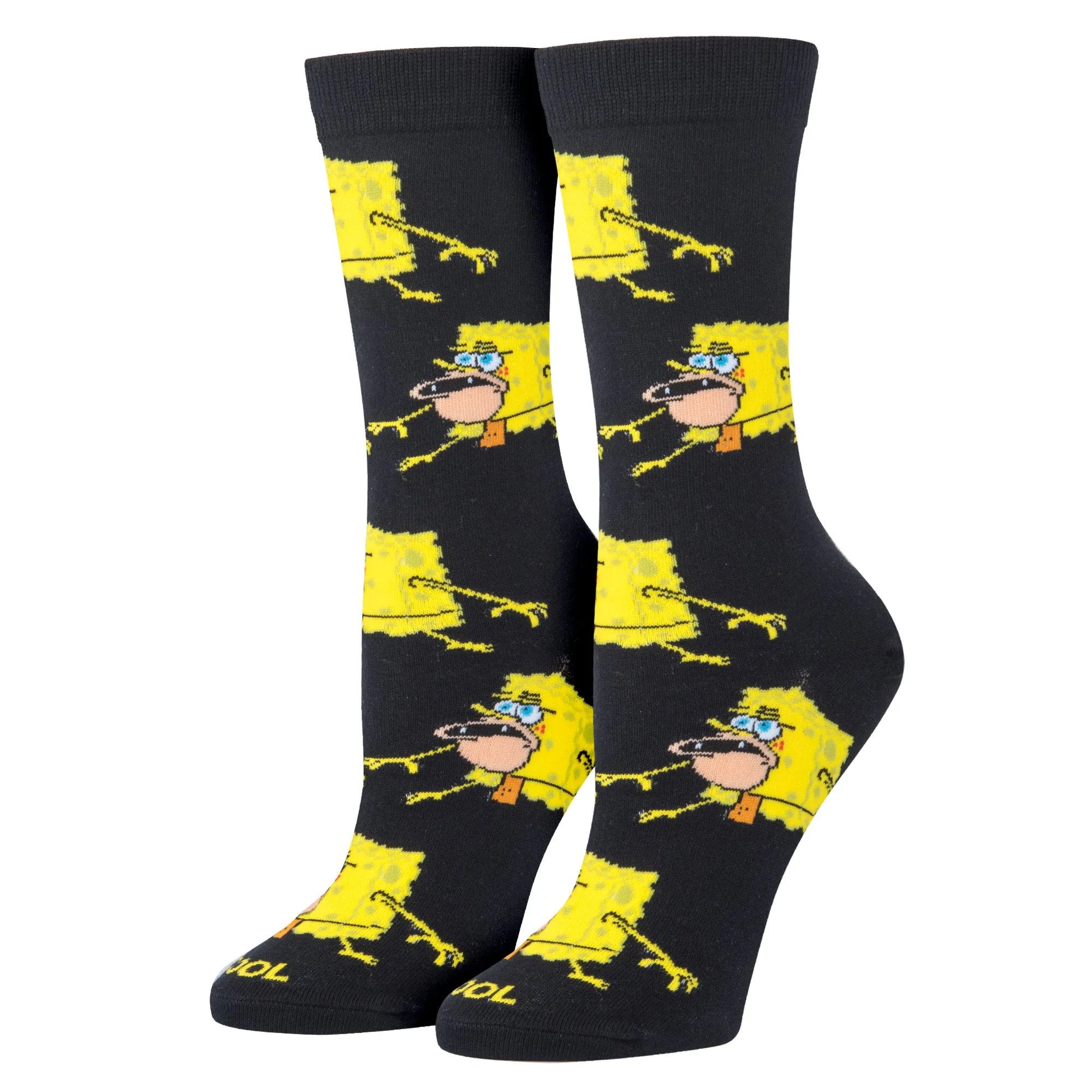 Pre-Historic Bob Women's Crew Socks sold by Odd Sox product image thumbnail 2