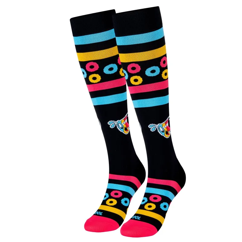 Froot Loops Compression Socks made by Odd Sox