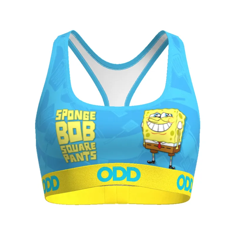 SpongeBob SquarePants Women's Sports Bra sold by Odd Sox
