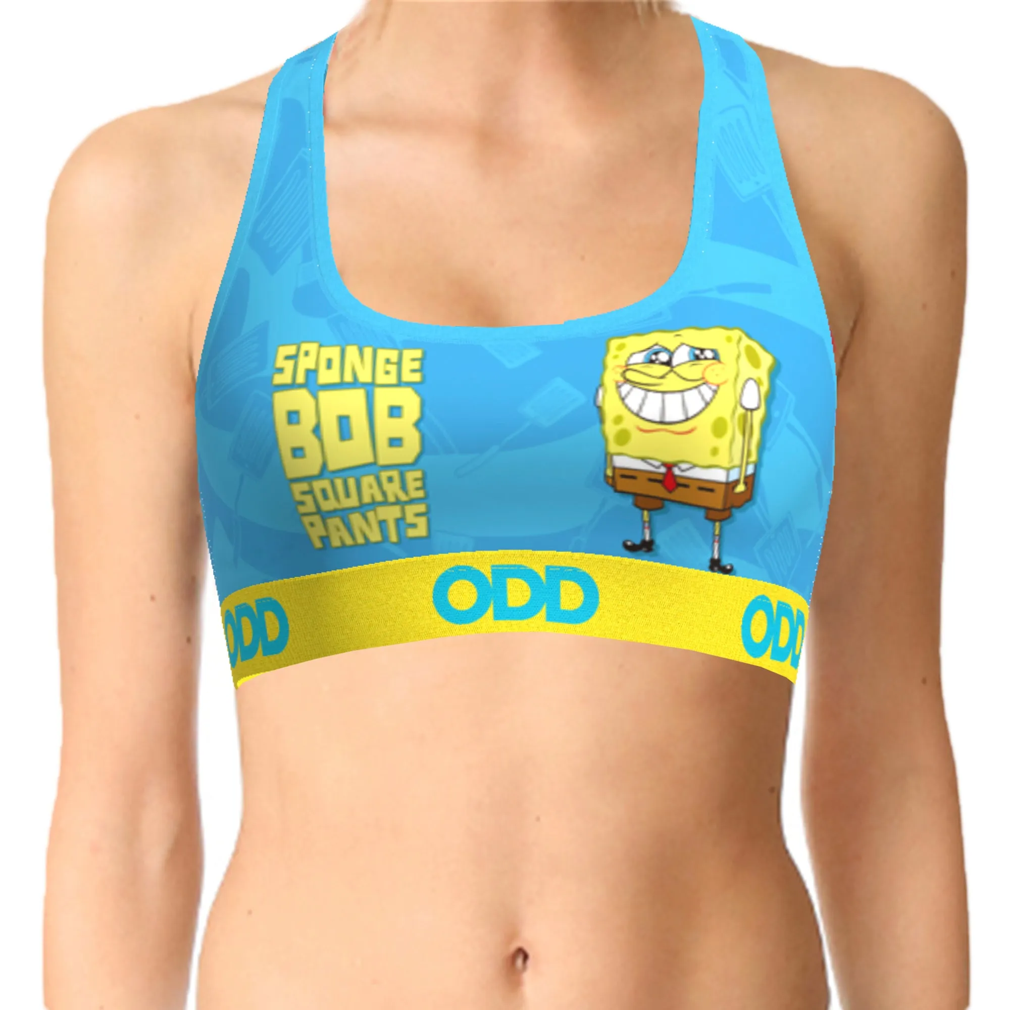 SpongeBob SquarePants Women's Sports Bra sold by Odd Sox product image thumbnail 2