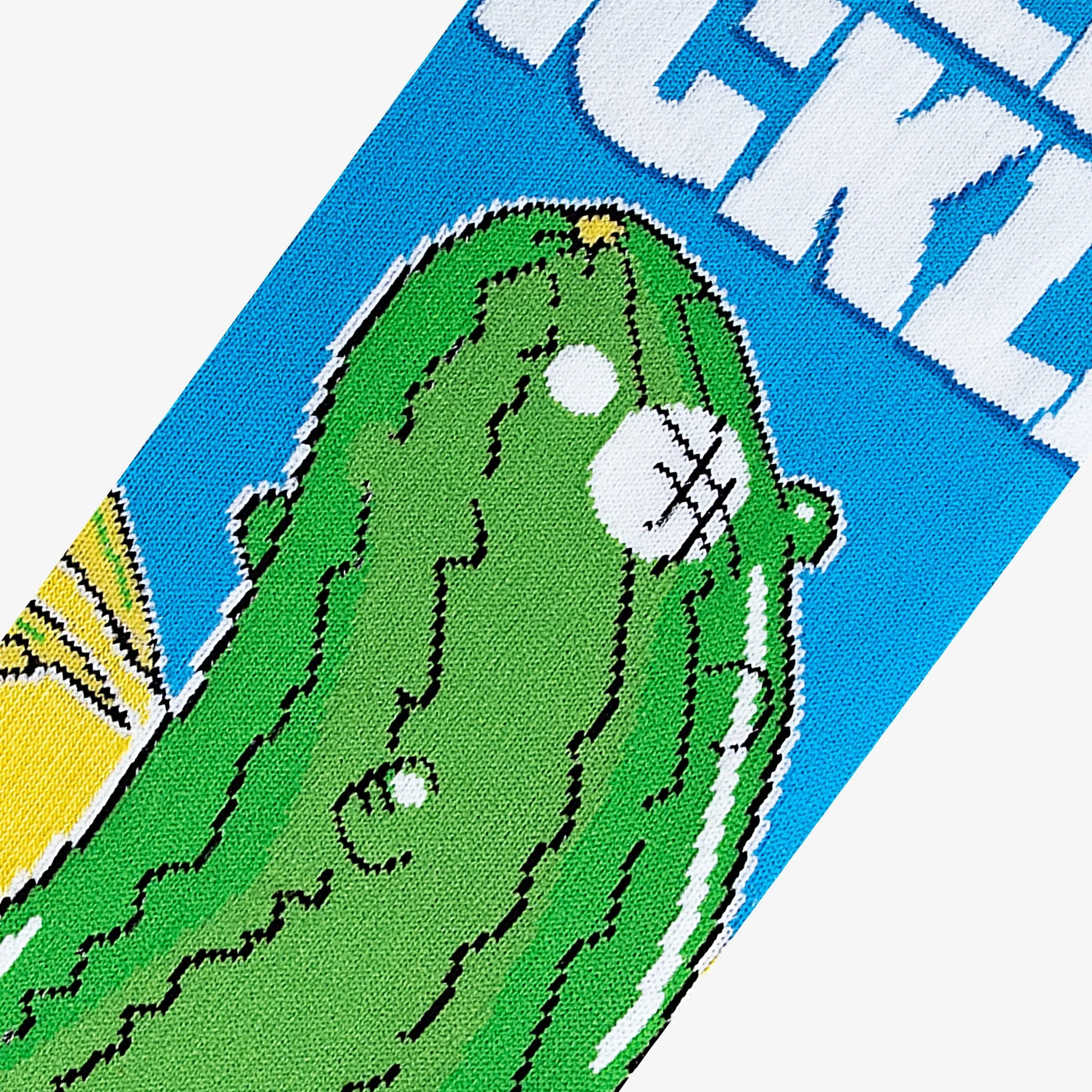 Van Holten's Dill Pickle Men's Crew Socks sold by Odd Sox product image thumbnail 4