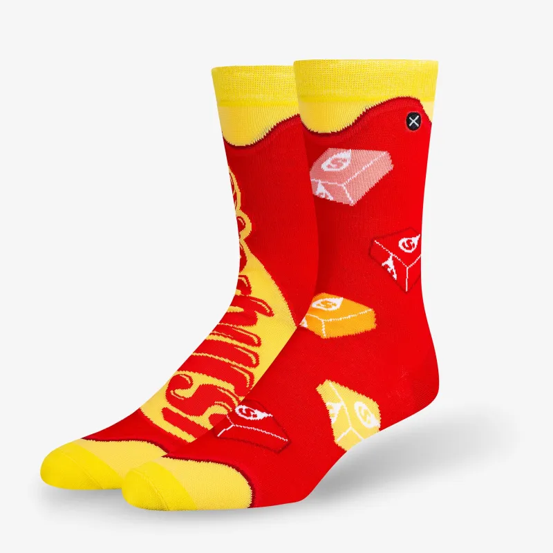 Starburst Split Men's Crew Socks sold by Odd Sox