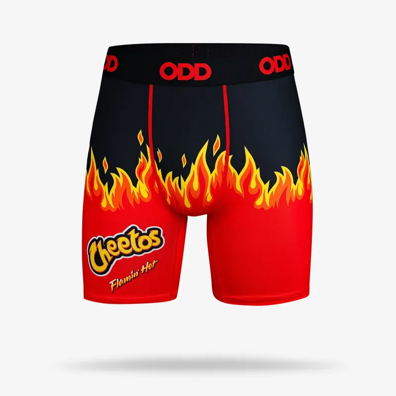 Cheetos Flamin' Hot Fire Red Men's Boxer Briefs sold by Odd Sox