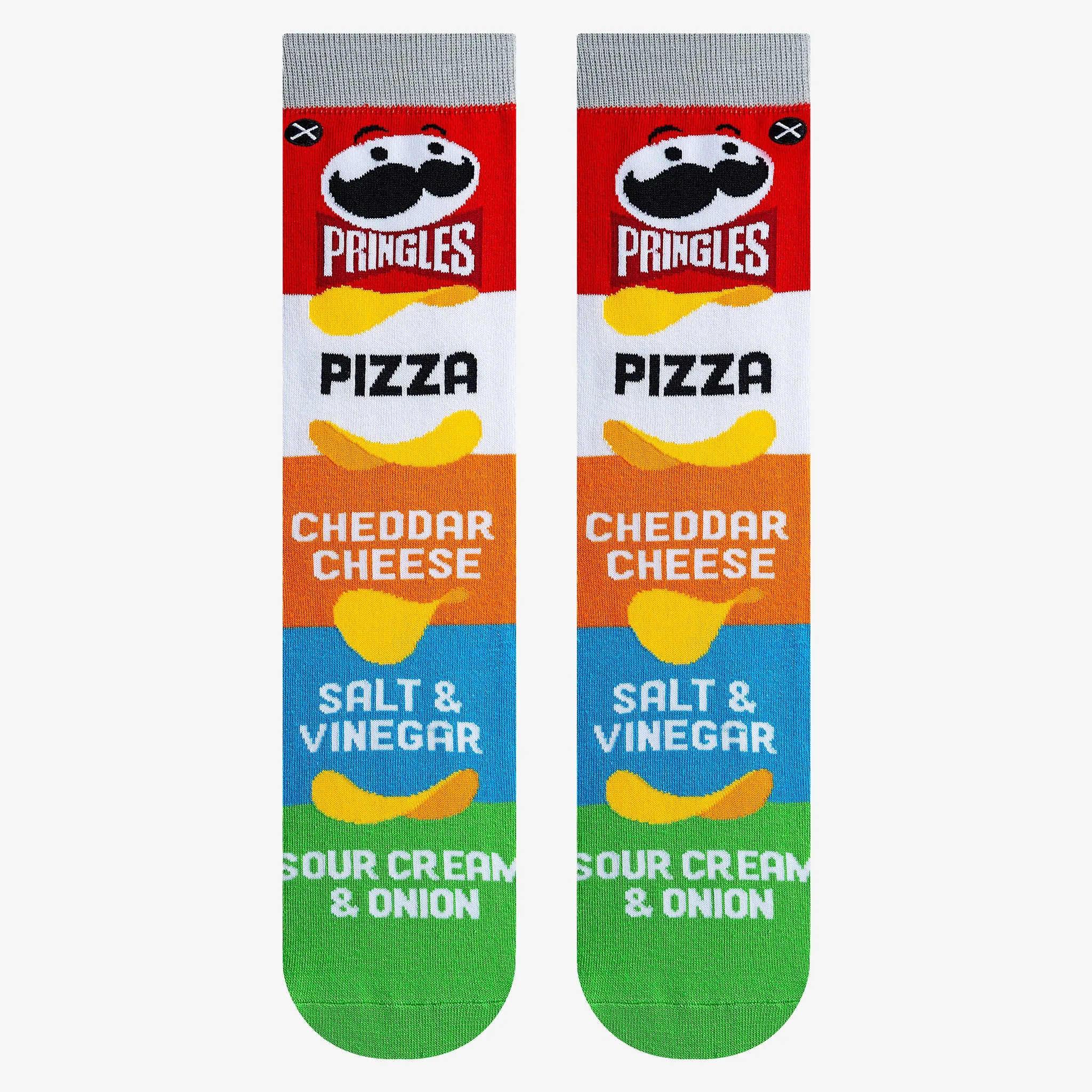 Pringles Flavors Mash-Up Men's Crew Socks sold by Odd Sox product image thumbnail 2