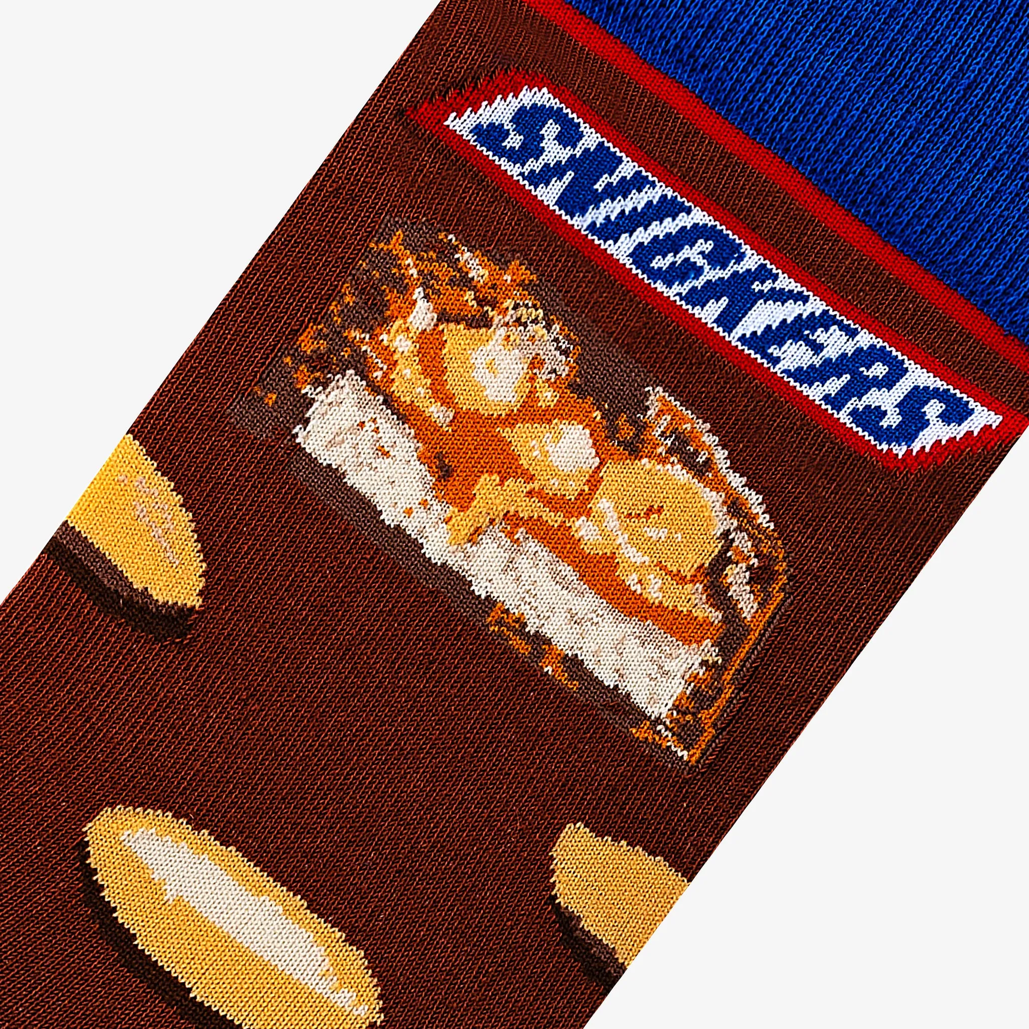 Snickers Hungry Brown Men's Crew Socks sold by Odd Sox product image thumbnail 4