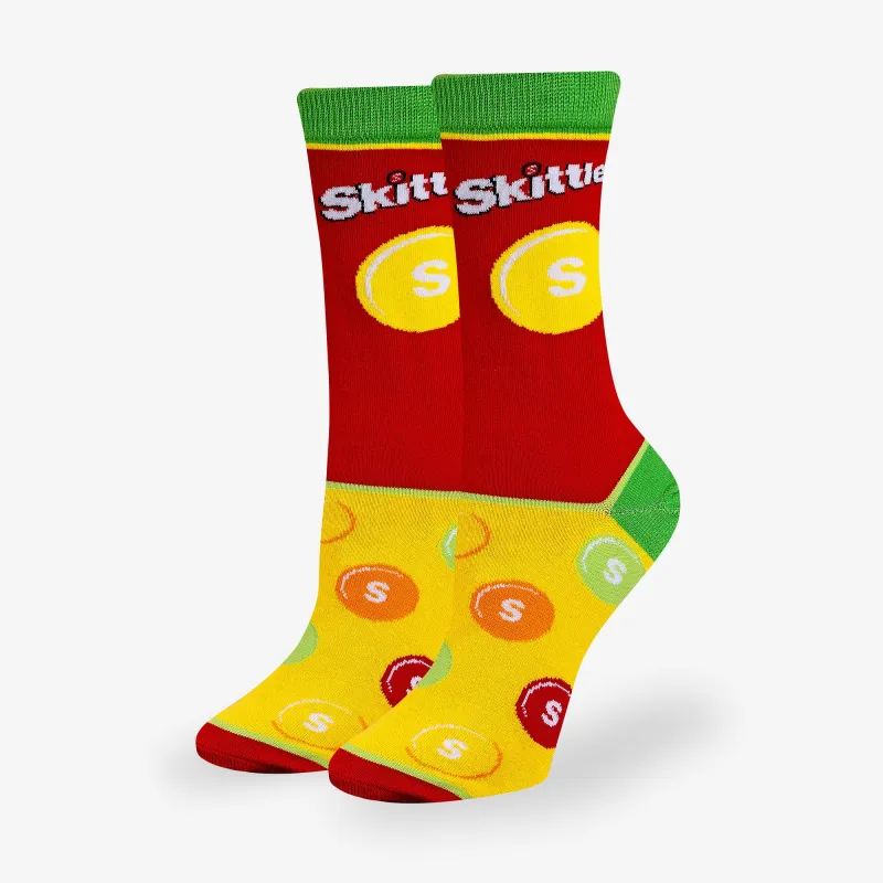 Skittles Women's Crew Socks sold by Odd Sox
