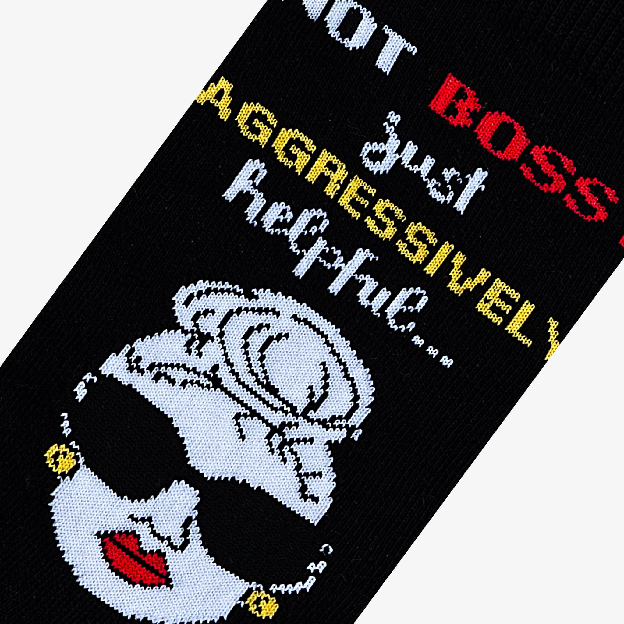 Not Bossy, Just Helpful Women's Crew Socks sold by Odd Sox product image thumbnail 4