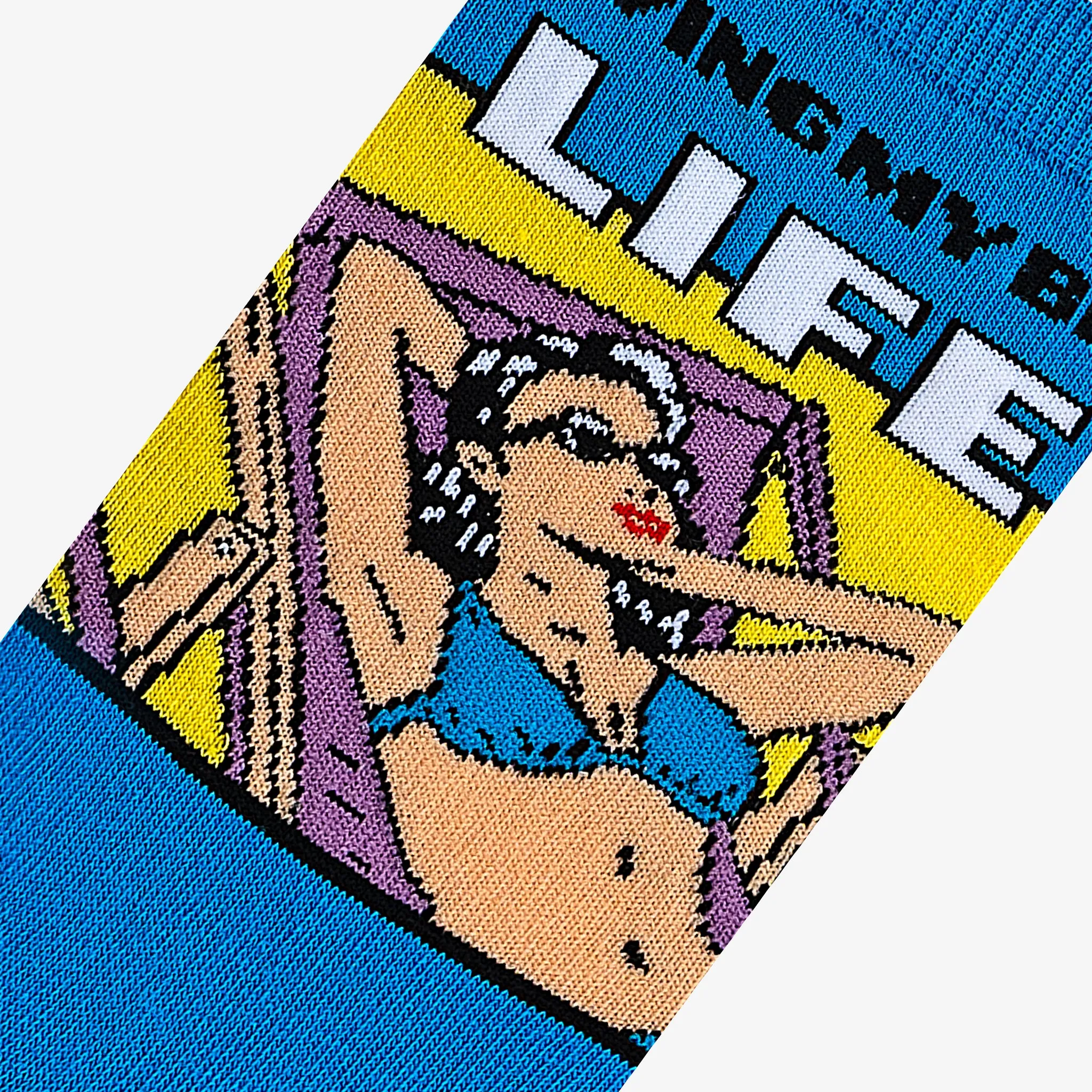 Living My Best Life Women's Crew Socks sold by Odd Sox product image thumbnail 4
