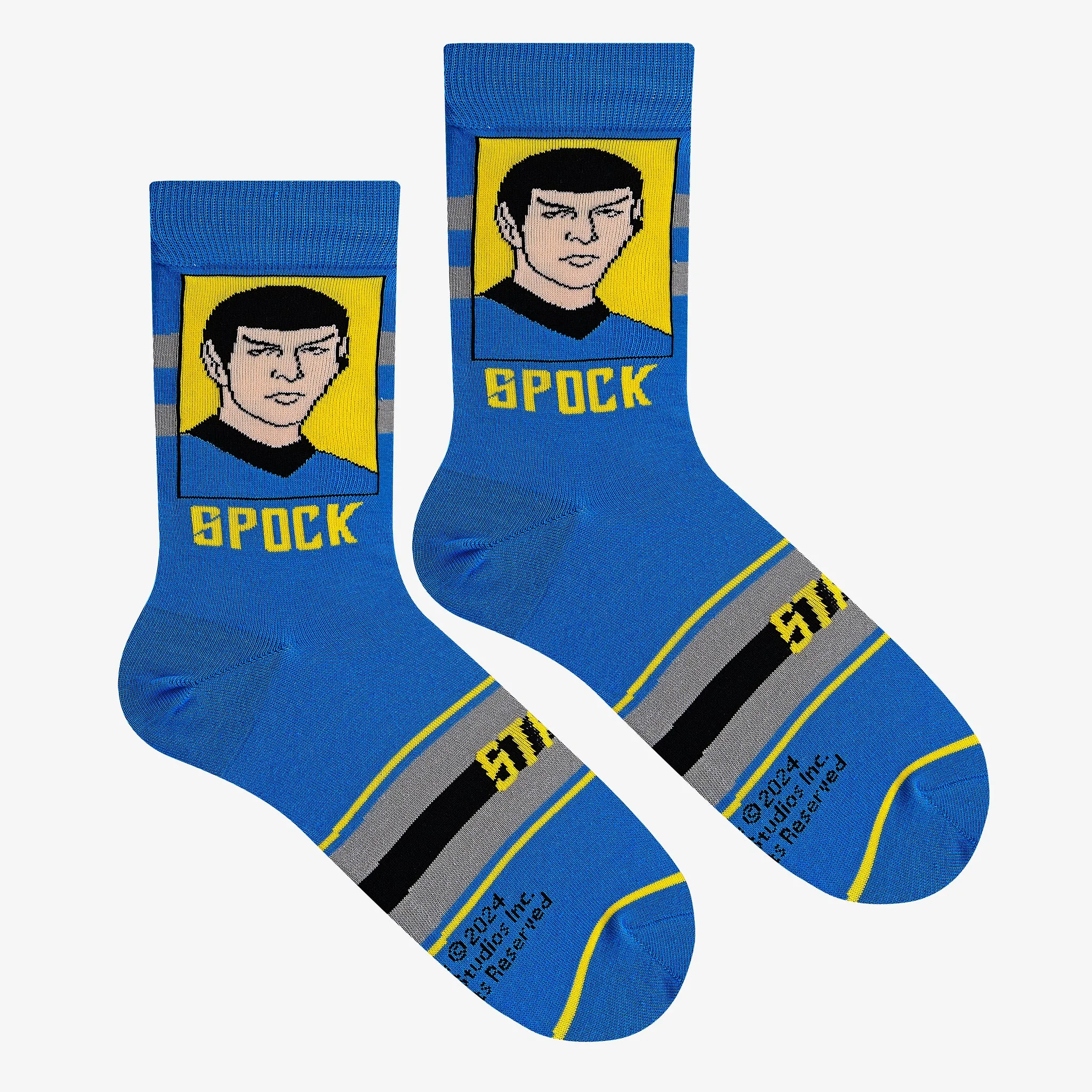 Spock Portrait Men's Crew Socks sold by Odd Sox product image thumbnail 3